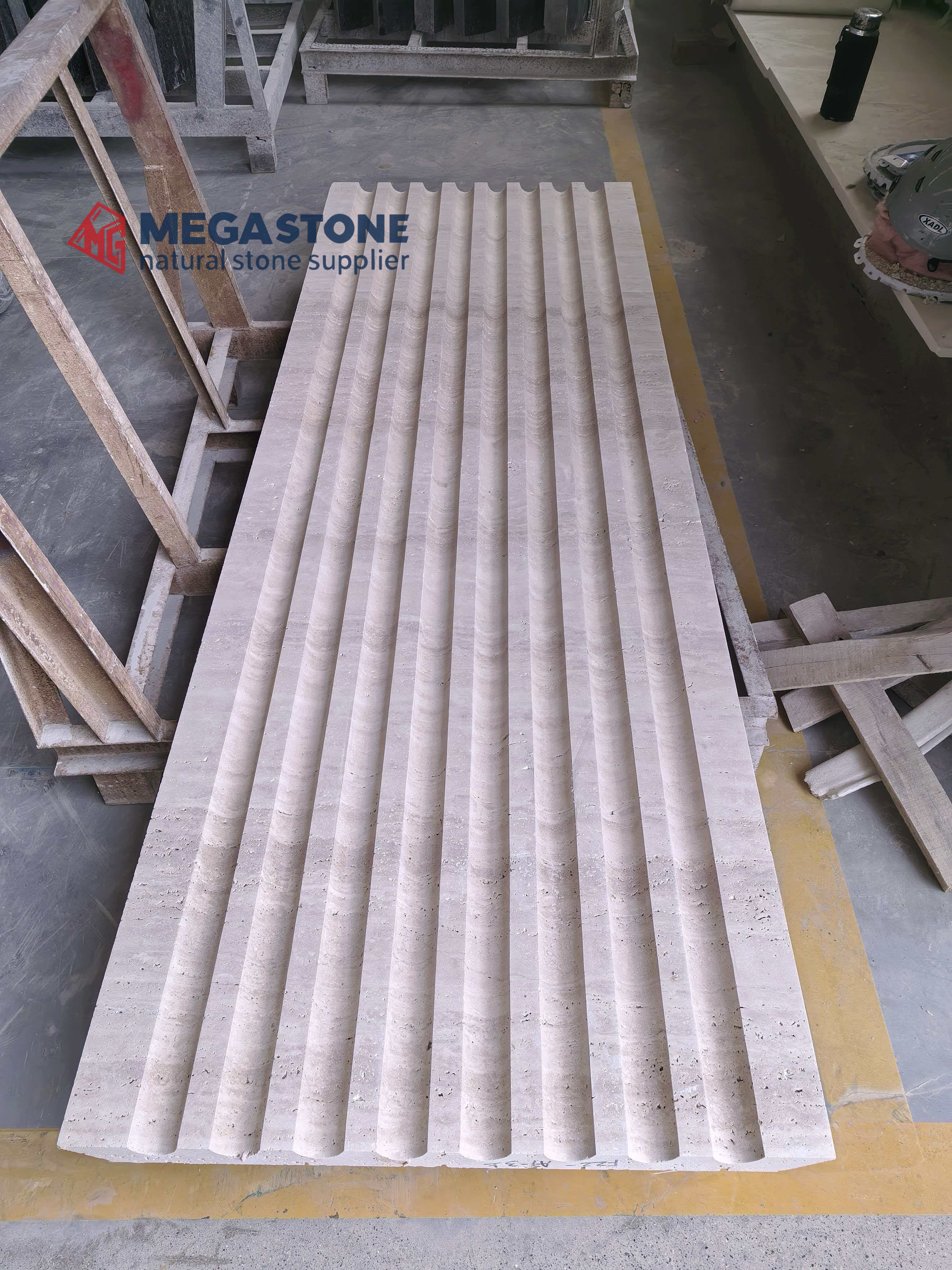 Turkey Roman Travertine Carvings for Column Base