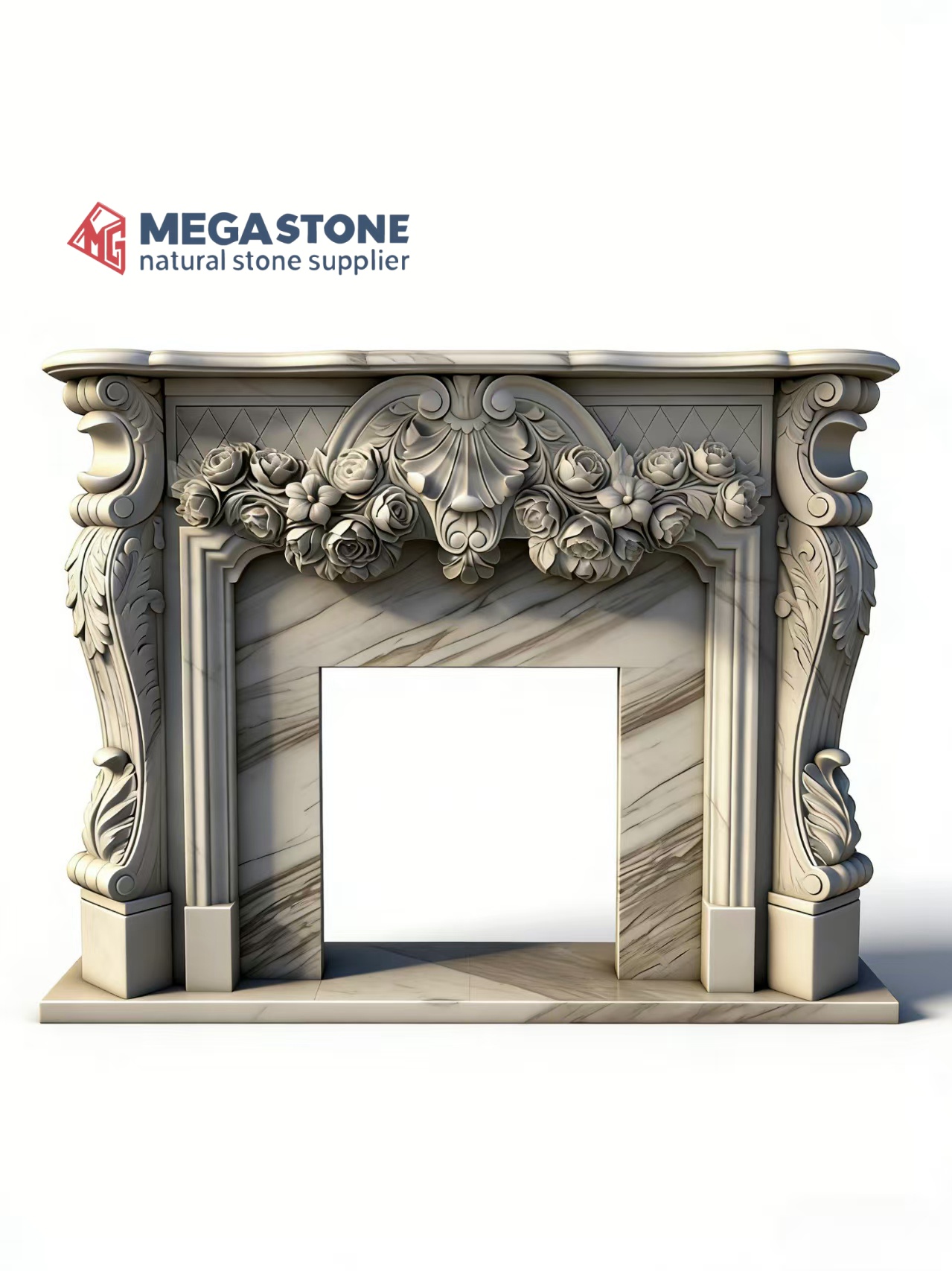 Fireplace Mantel -MGLUX003