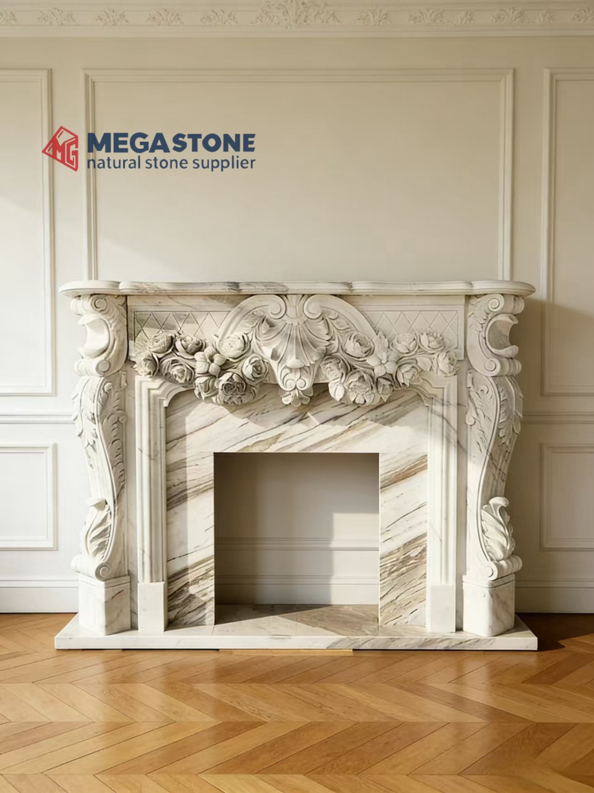 French Fireplace Mantel Factory Price