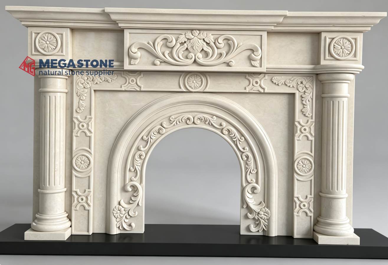 Fireplace Mantel -MGLUX004