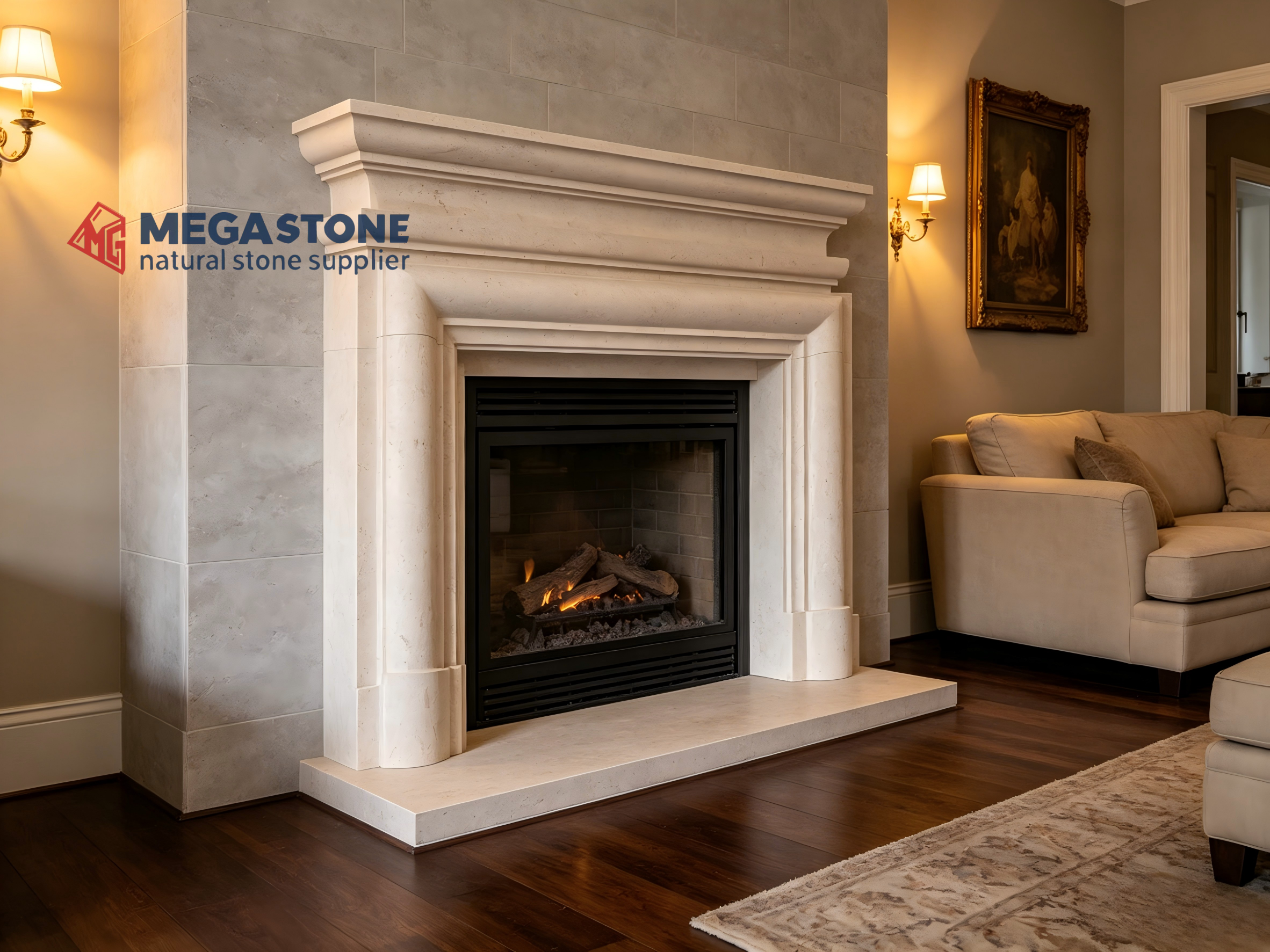 Contemporary Stone Mantel Manufacturer Best Price