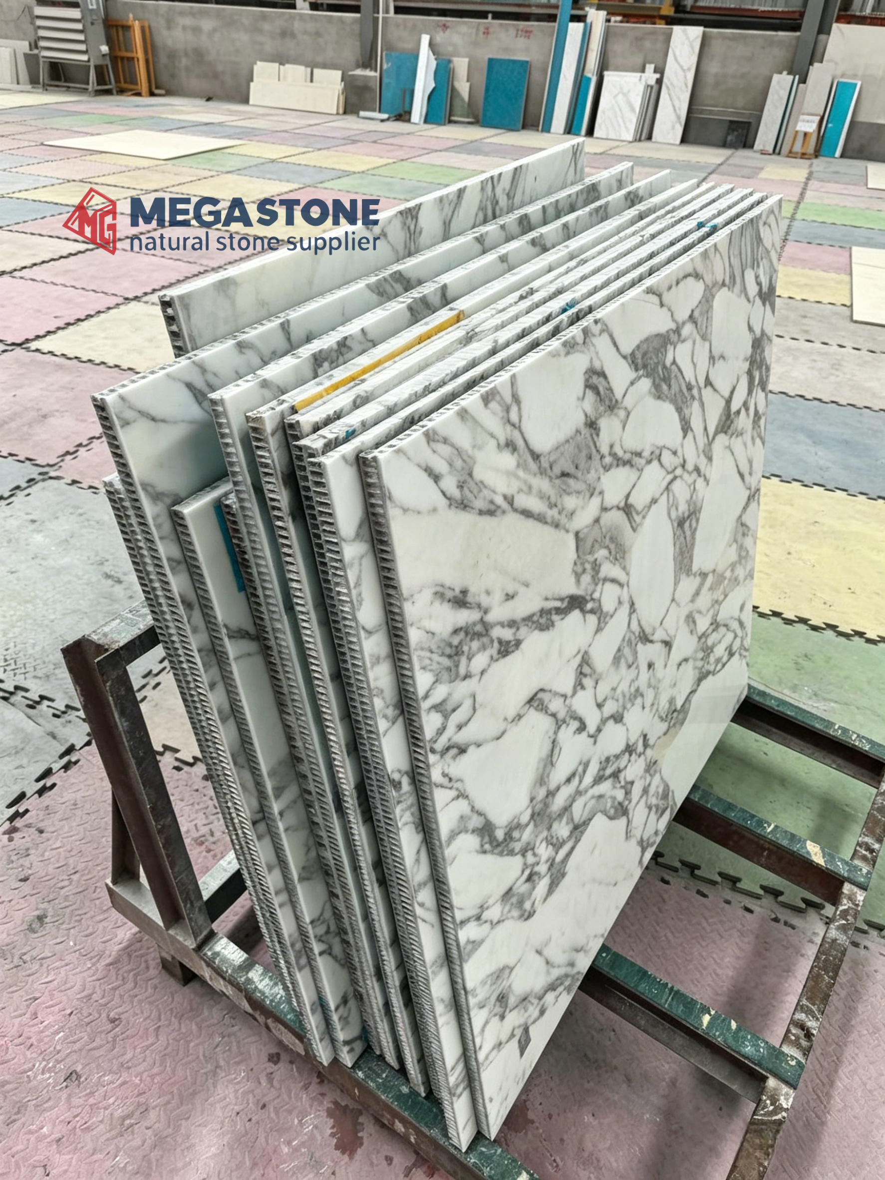Arabescato White Marble Honeycomb Aluminum Composite Panel