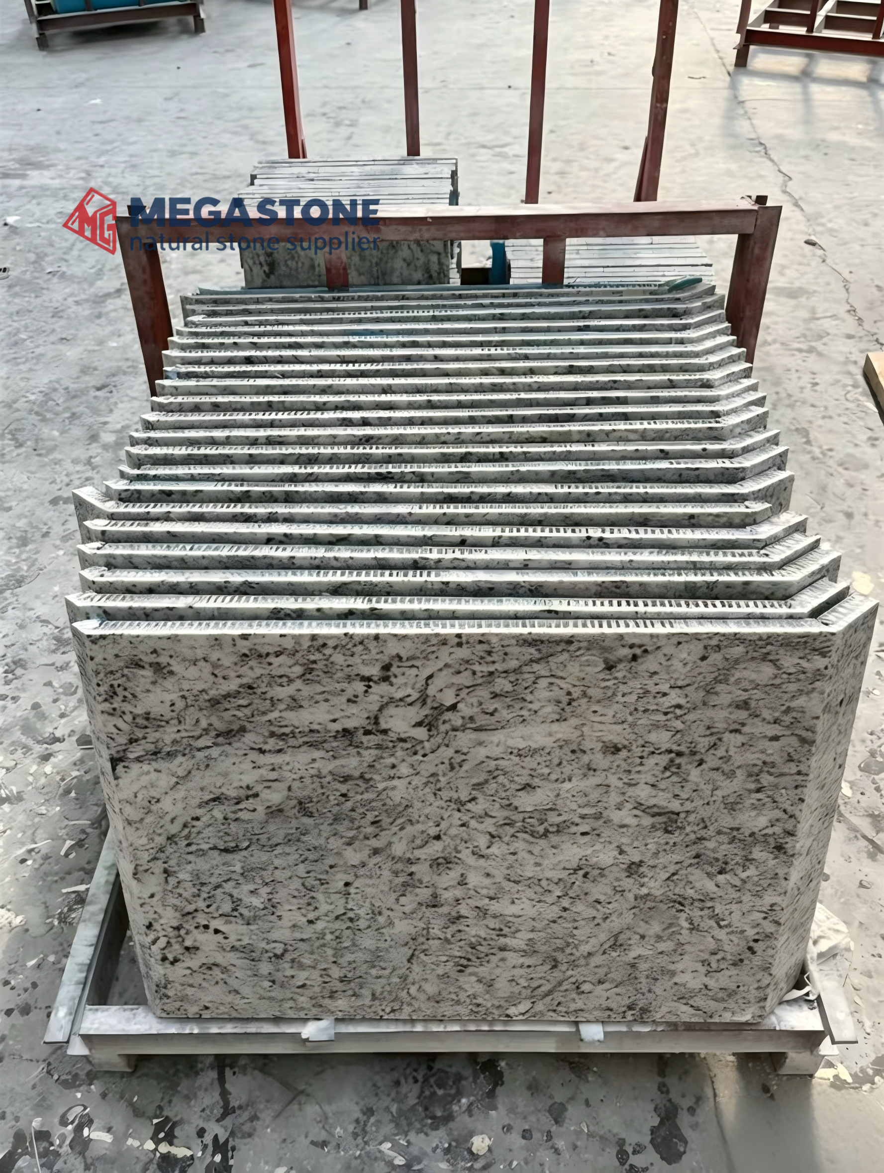 Lightweight White Ornamental Granite Aluminum Honeycomb Panel for Exterior & Interior Cladding