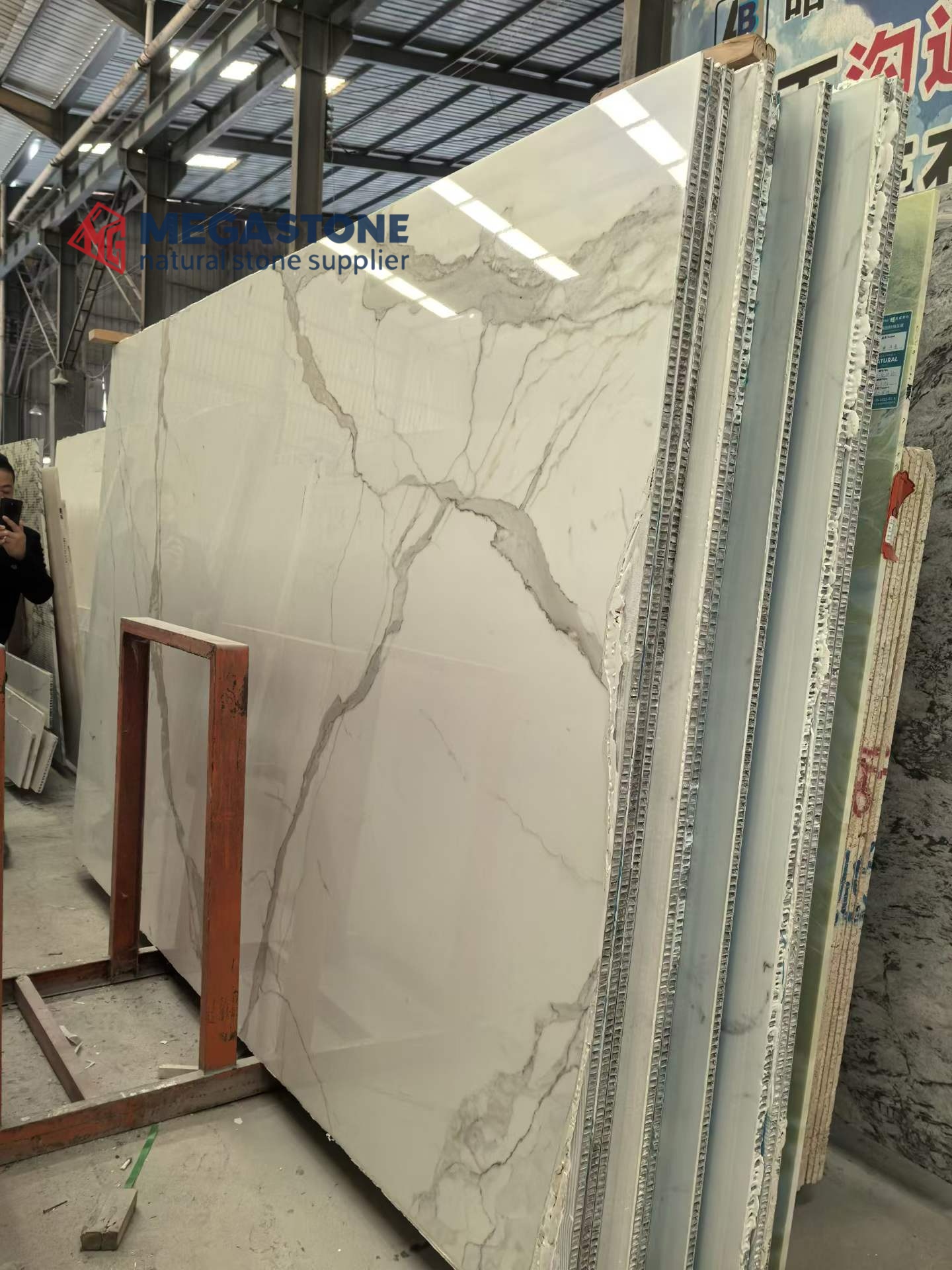 Premium Calacatta White Marble Honeycomb Panels for Luxury Interior Projects