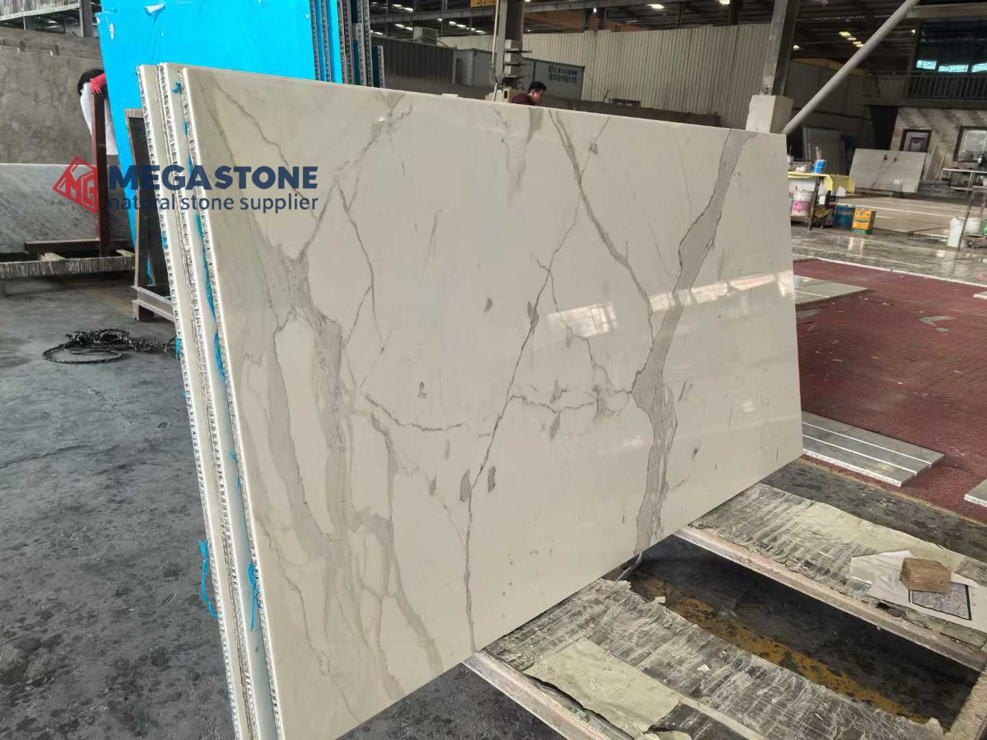 Premium Calacatta White Marble Honeycomb Panels for Luxury Interior Projects