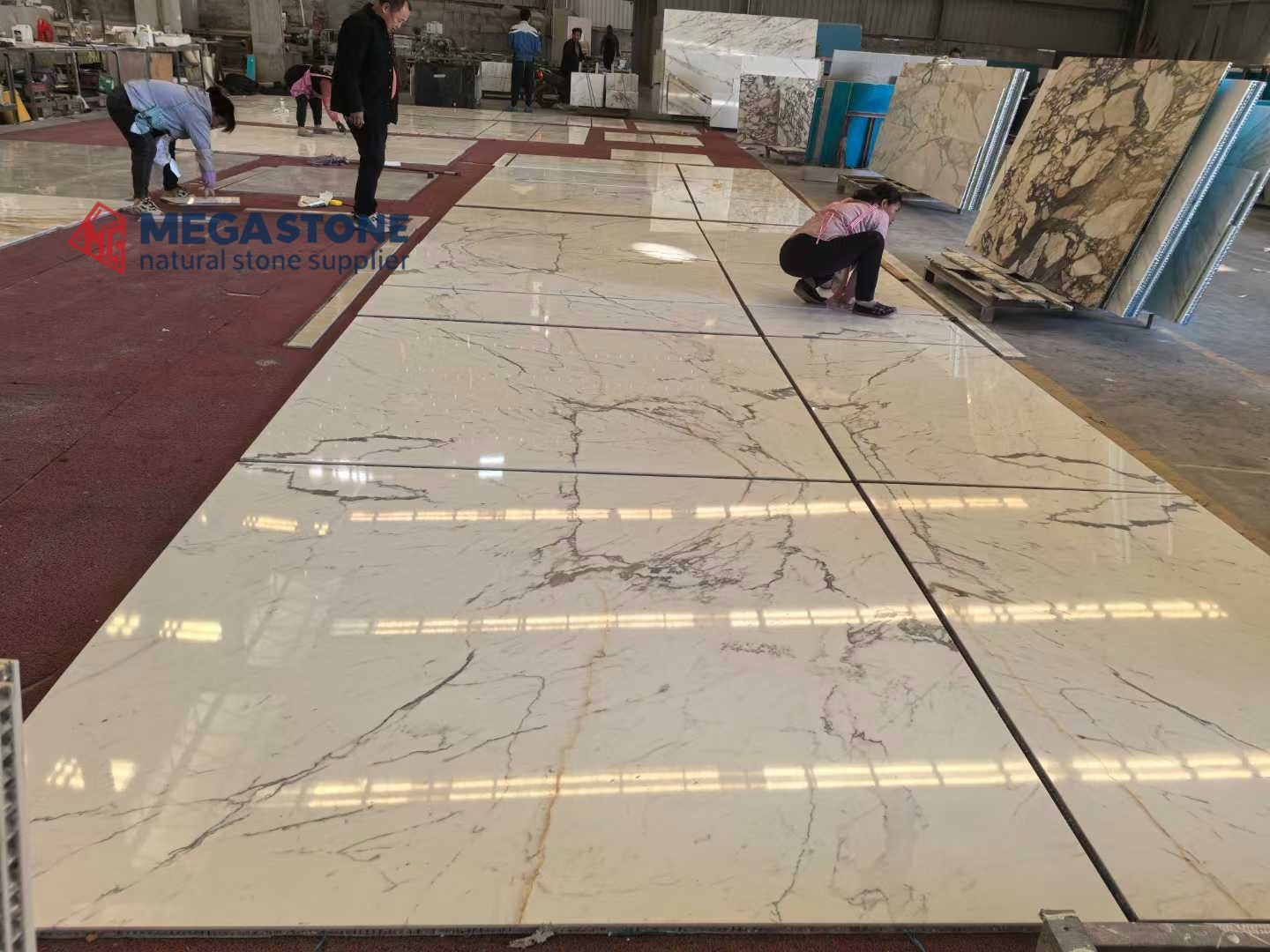 Premium Calacatta White Marble Honeycomb Panels for Luxury Interior Projects
