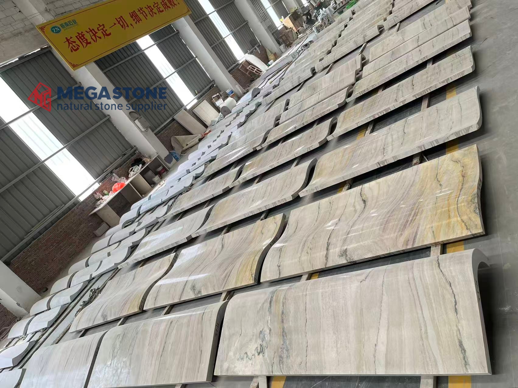 Macaubas Fantasy Quartzite Fusion Gold Quartzite Curved Panels