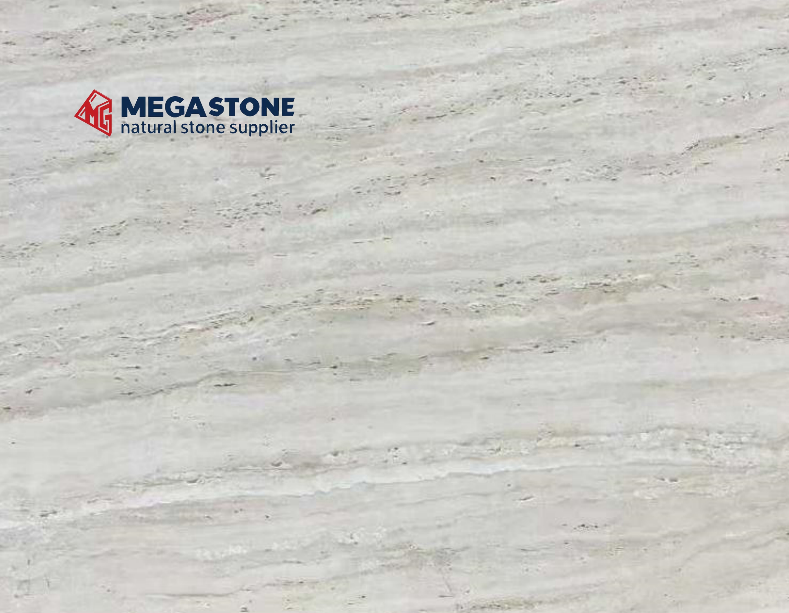 Italian Super White Travertine Slab