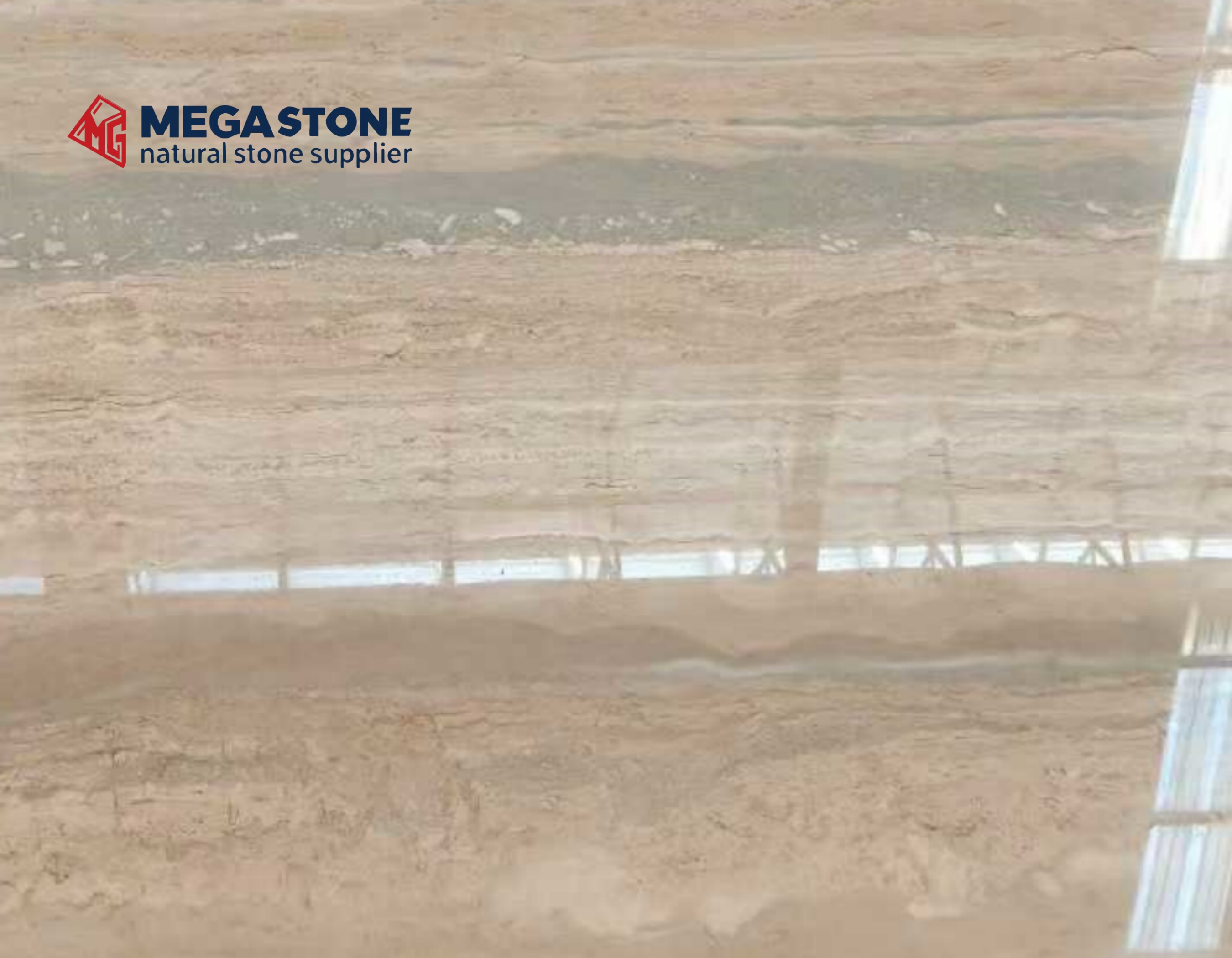 Ocean BlueTravertine Slab
