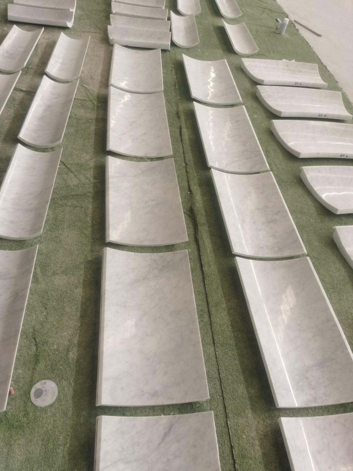 Bianco Carrara Marble Multi-Curve Arch Door Frame