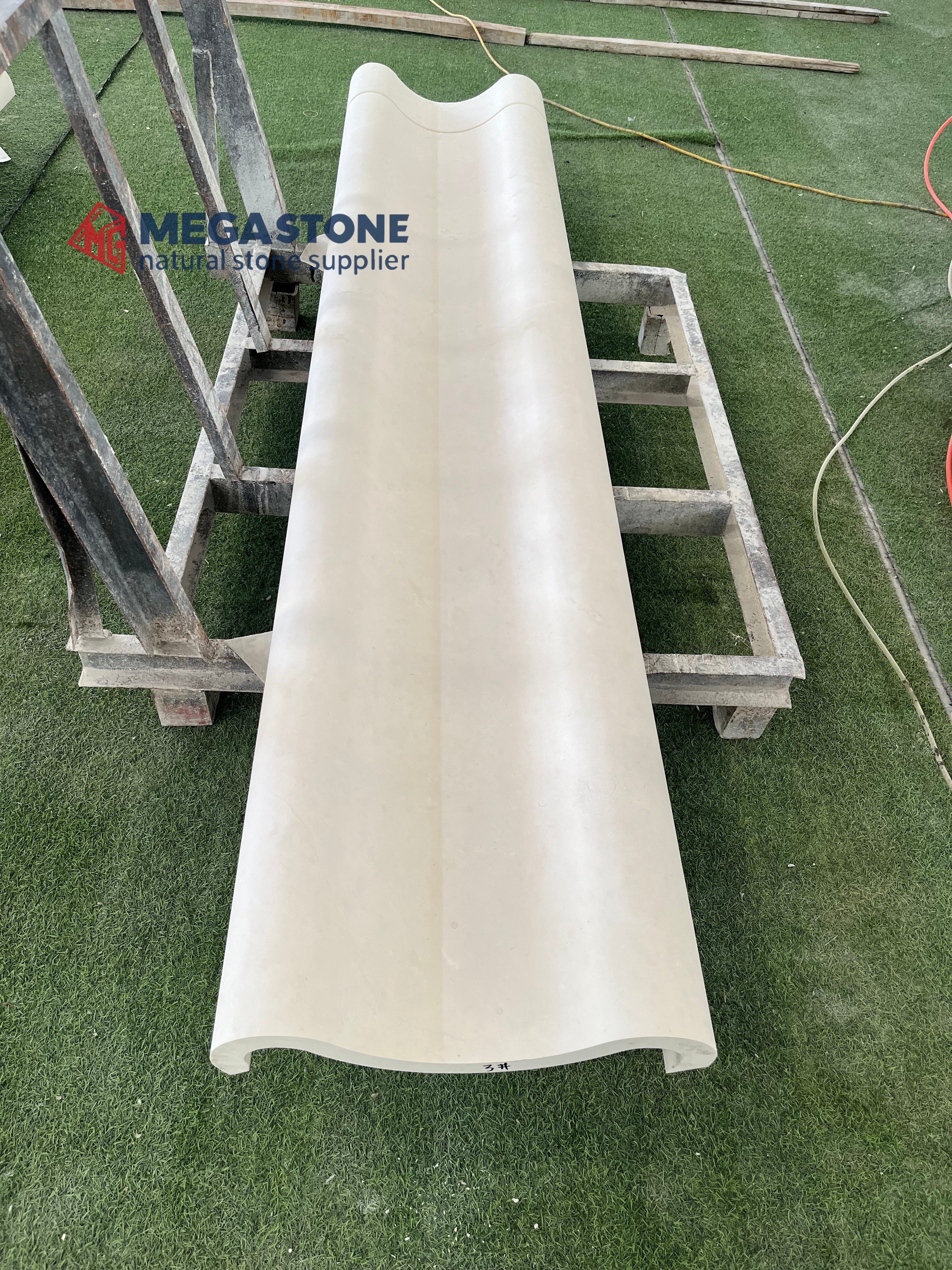 Oversized Curved Limra Limestone Wall Panels