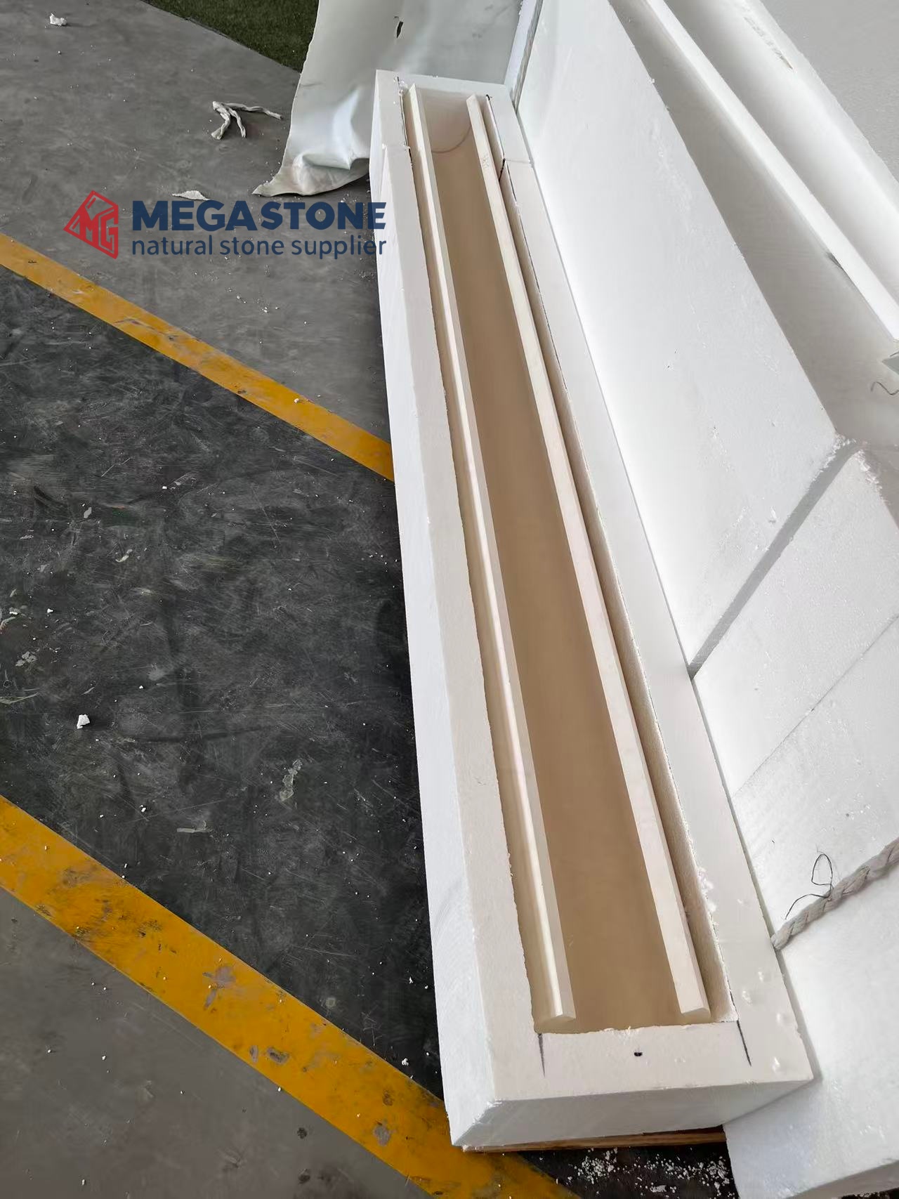 Oversized Curved Limra Limestone Wall Panels