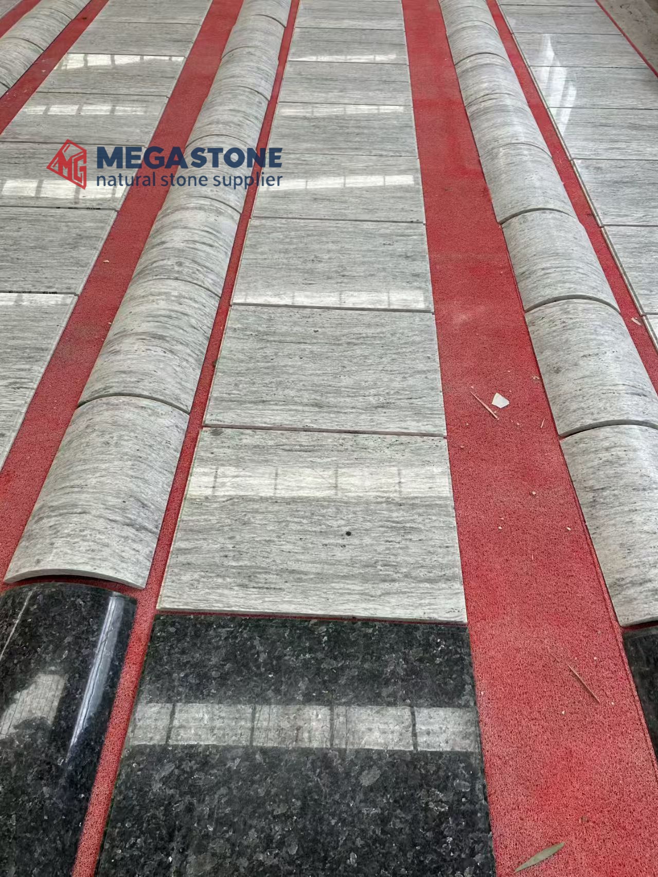 River White Granite Curved Cladding Panels