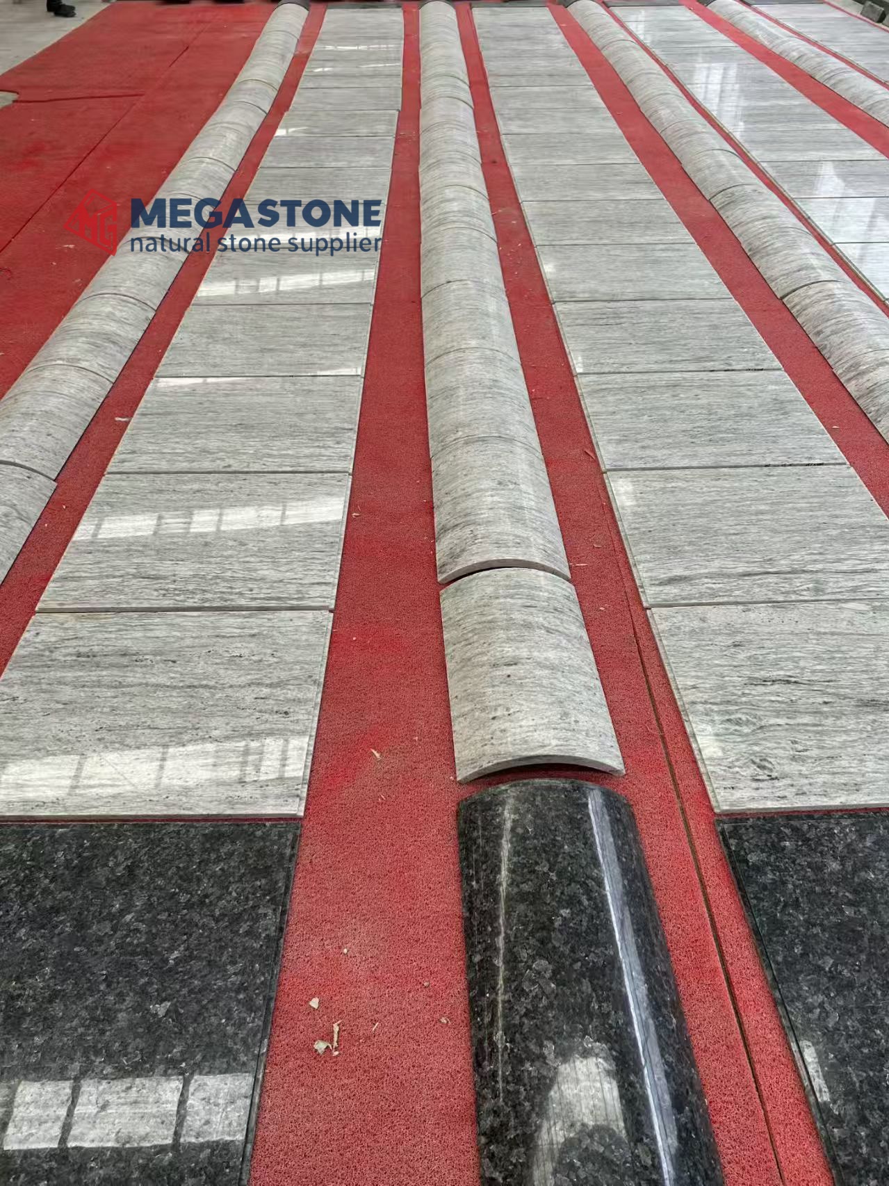 River White Granite Curved Cladding Panels