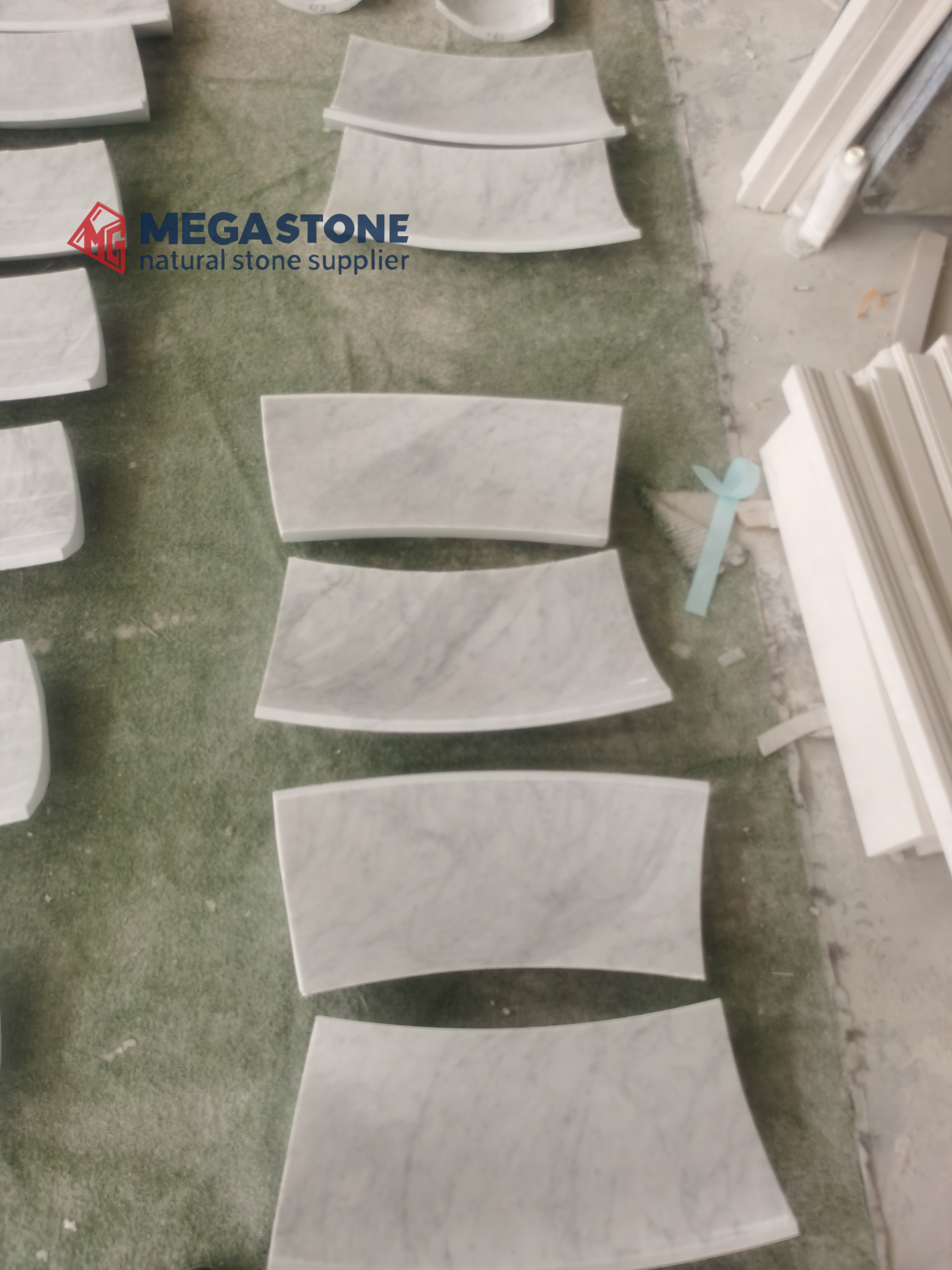 Bianco Carrara Marble Archway Door Frame