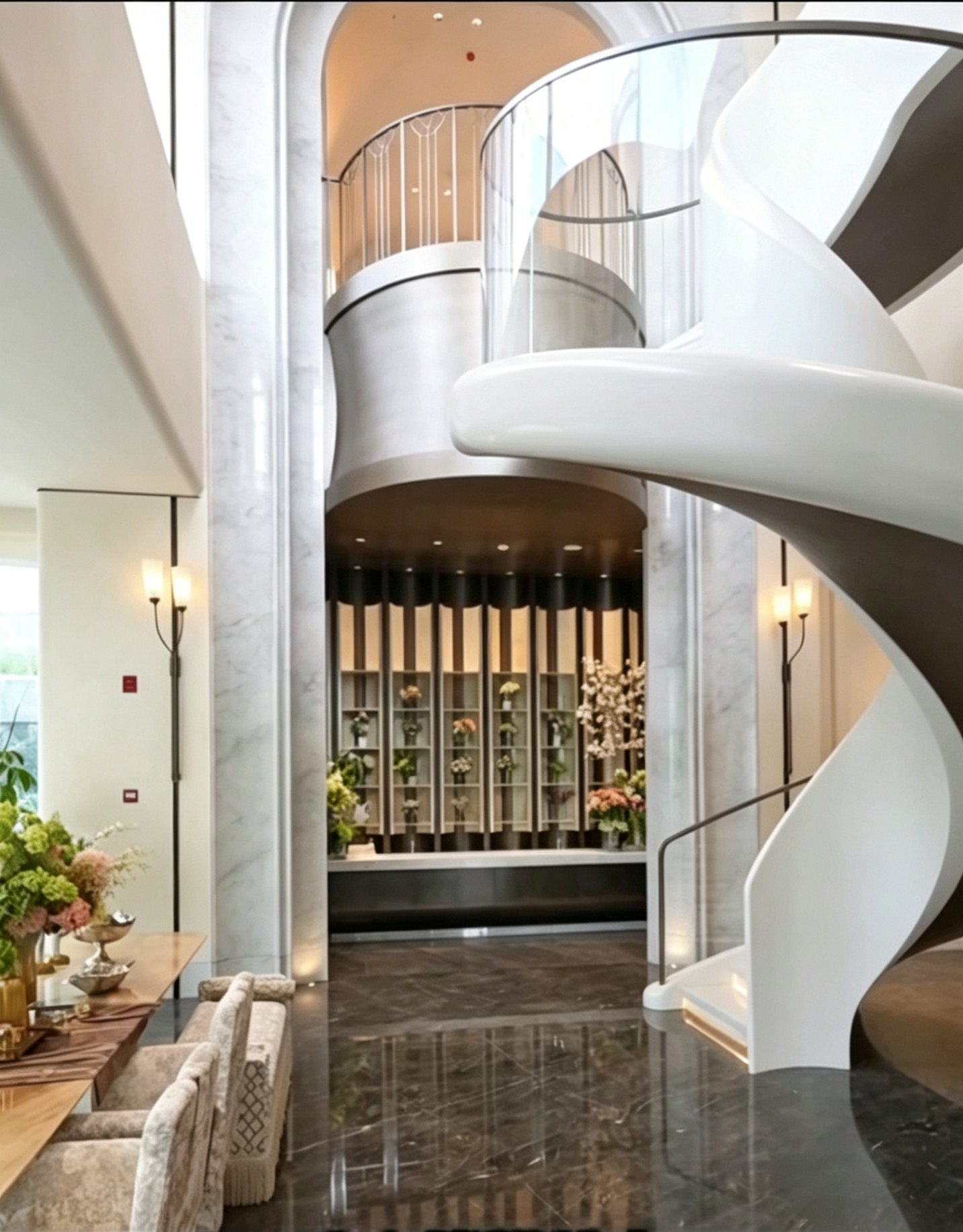 Bianco Carrara Marble Archway Door Frame Factory Price