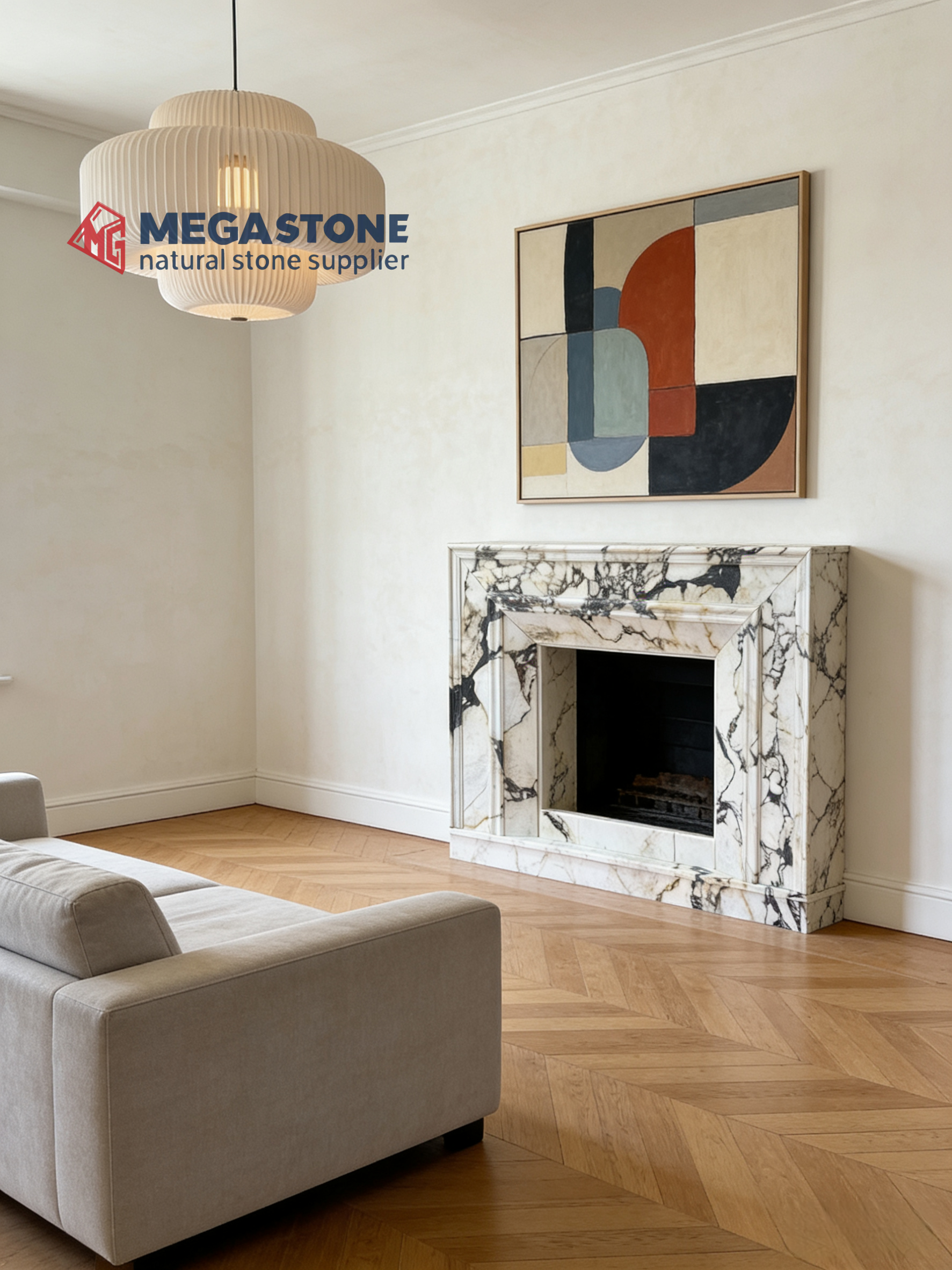 Hand Carved Stone Fireplace Surround Manufacturer