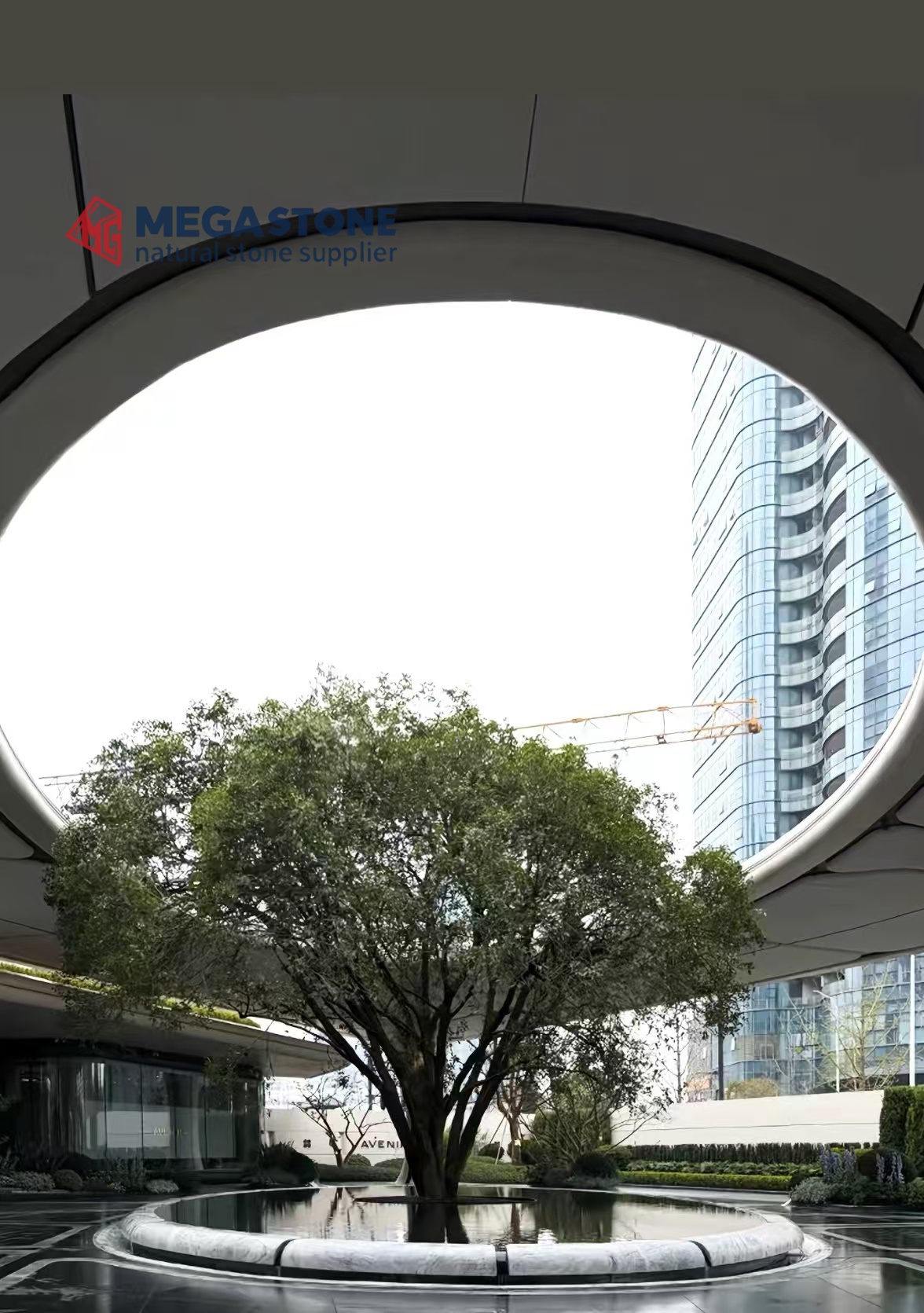new zealand grey granite tree pool factory price