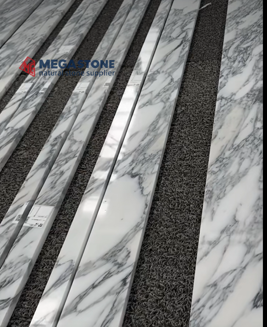 Arabescato Corchia Marble Polished Floor and Wall Tiles