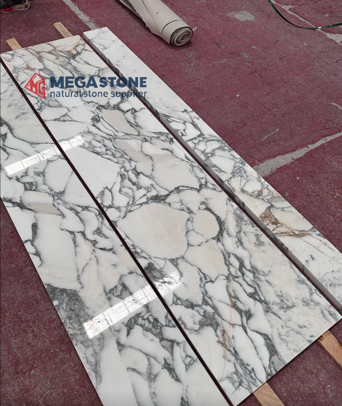 Arabescato Corchia Marble Polished Floor and Wall Tiles