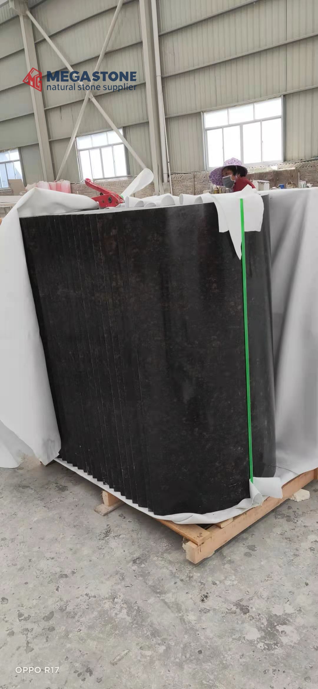 Indian Dark Tan Brown Granite Hollow Round Columns