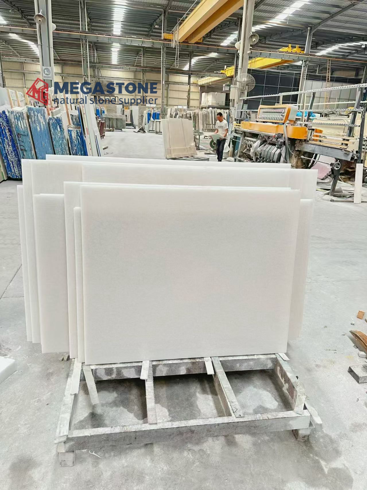 Factory Direct Vietnam Crystal White Marble Cut to Siz