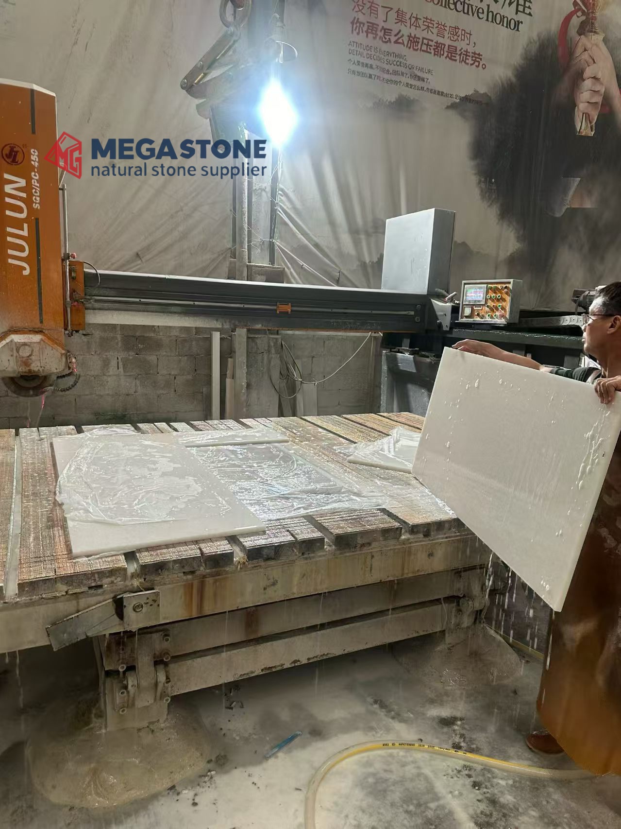 Factory Direct Vietnam Crystal White Marble Cut to Siz