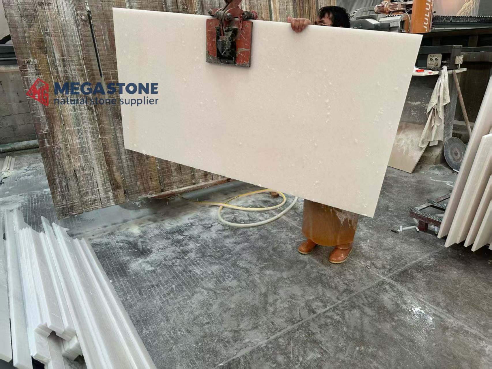 Factory Direct Vietnam Crystal White Marble Cut to Siz