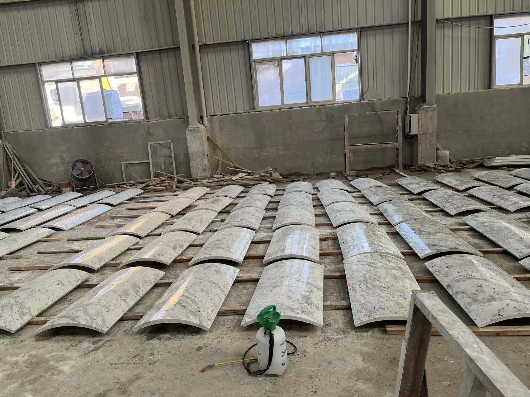 Hollow Column Curved Stone Panels