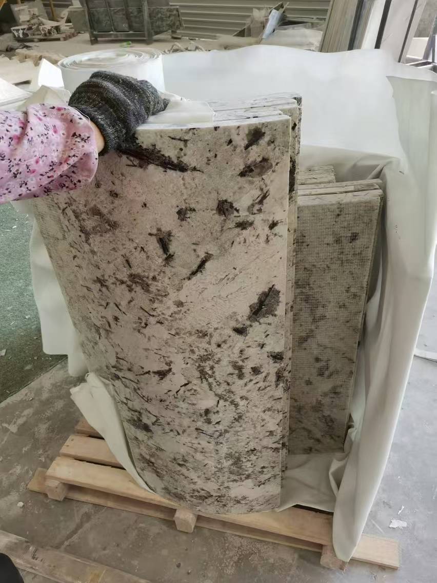 Double‑Curve Stone Bar Counter Panels