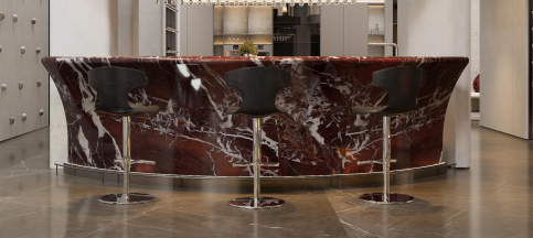 Hollow Column Curved Stone Panels