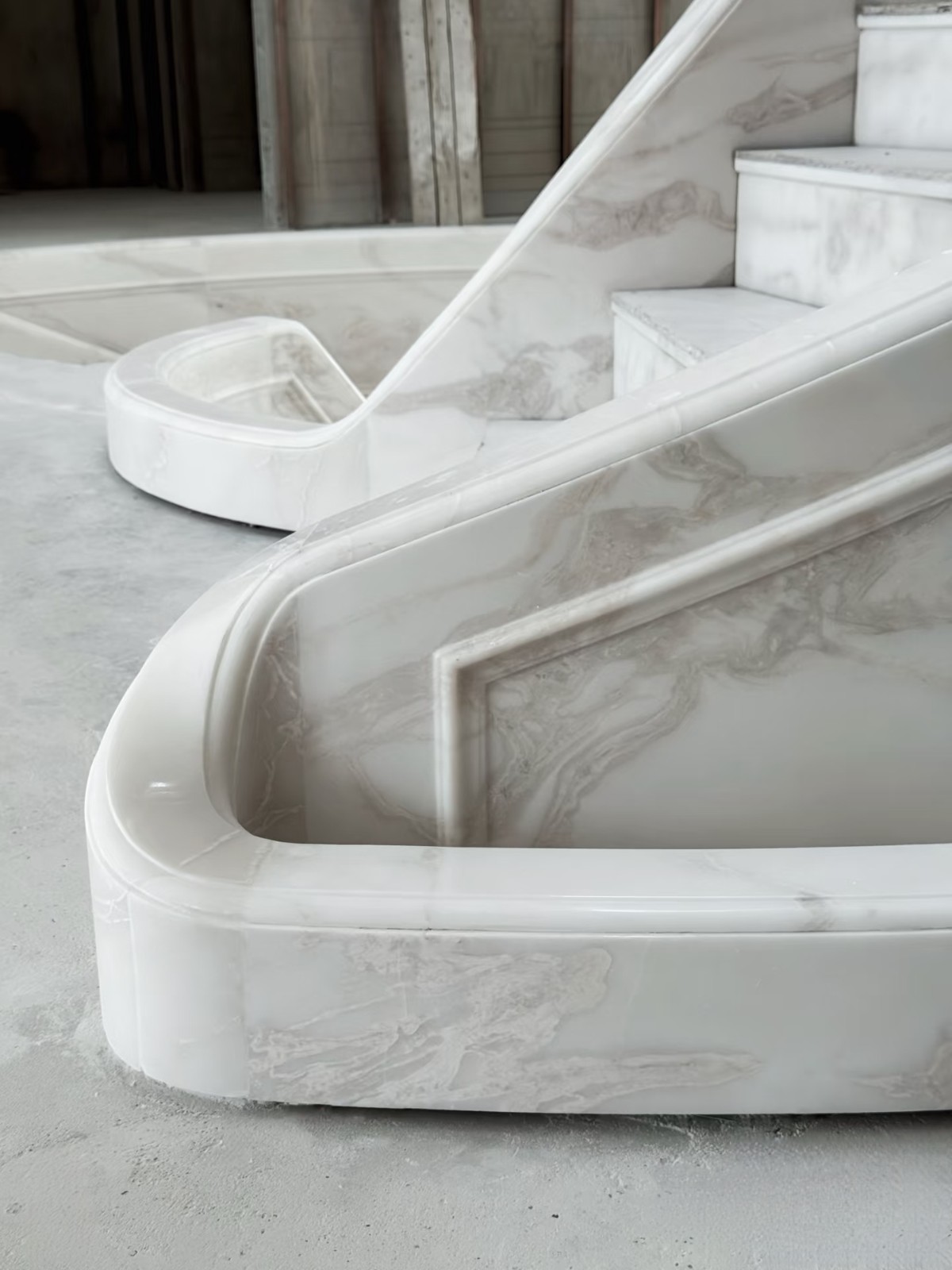 Hollow Column Curved Stone Panels