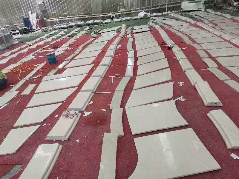 Double‑Curve Granite Water Feature Panels