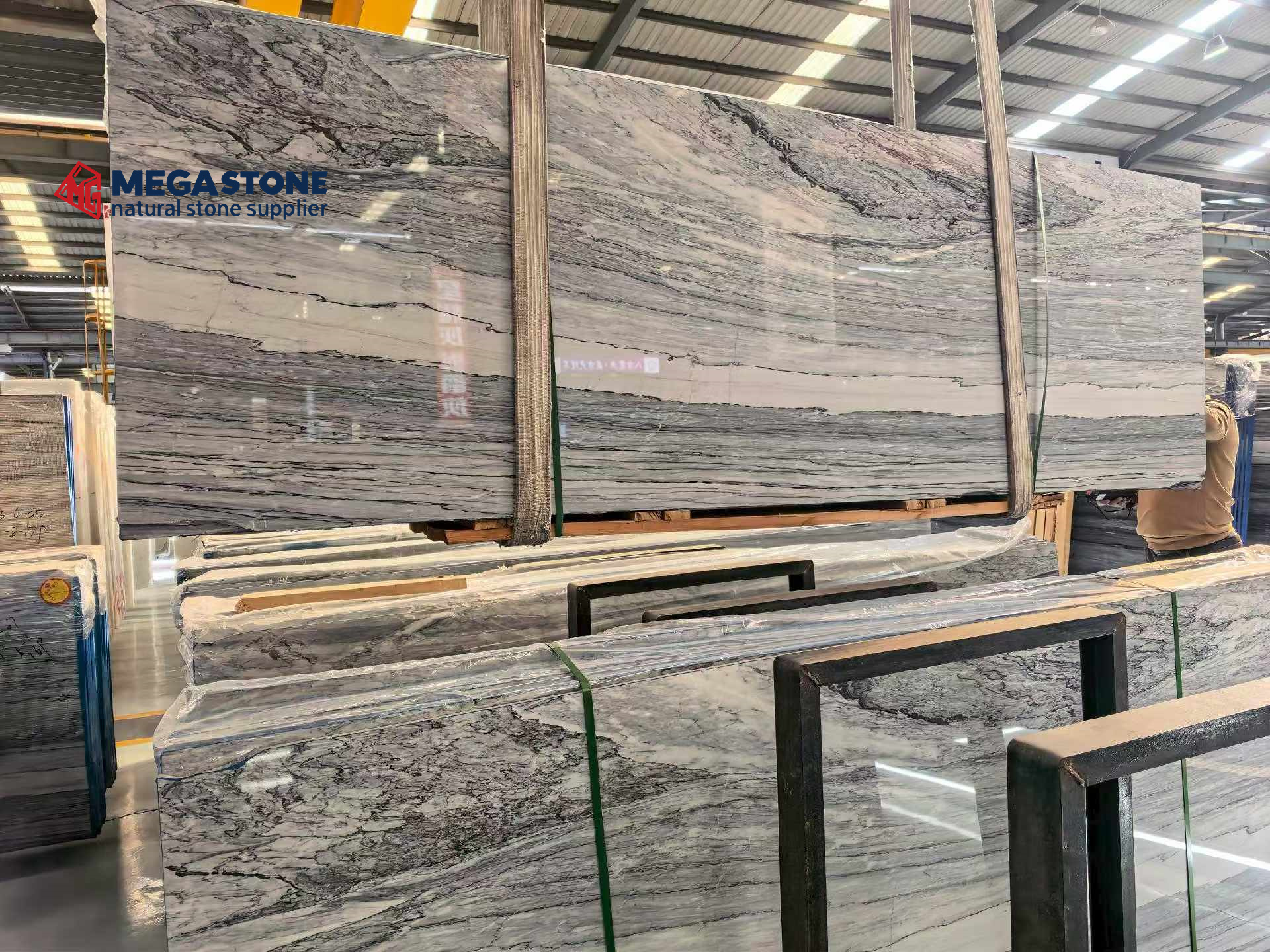 China palissandro blue marble