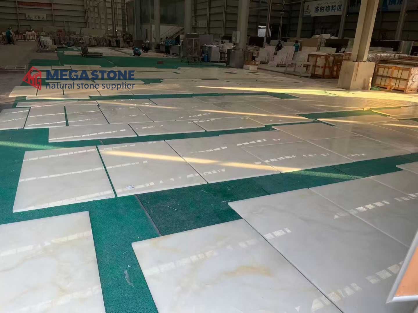 Premium Snow White Onyx Bar Top Bar Tiles