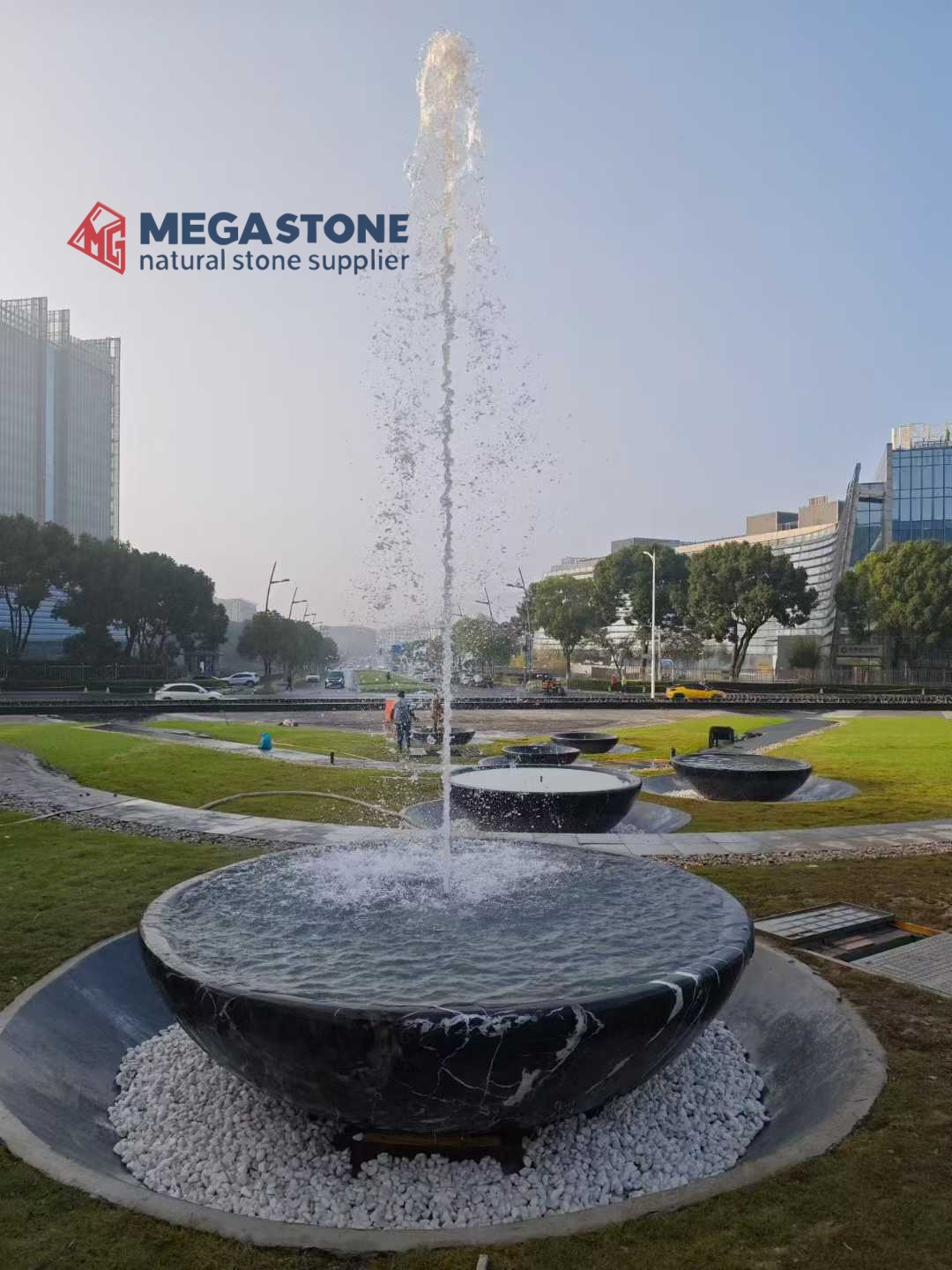 Modern Nero Marquina Bowl Fountain Factory Price
