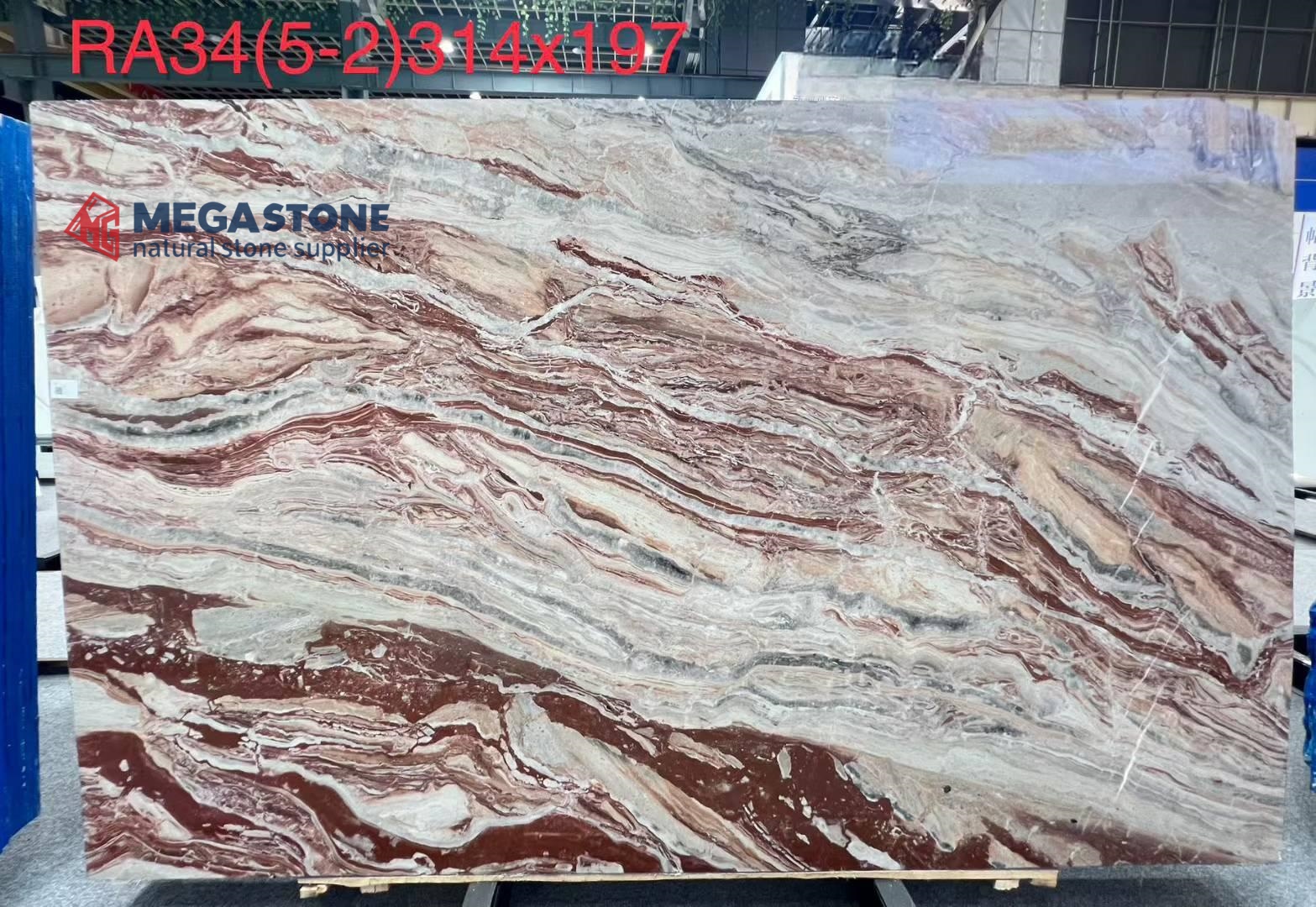 Monica Red Marble