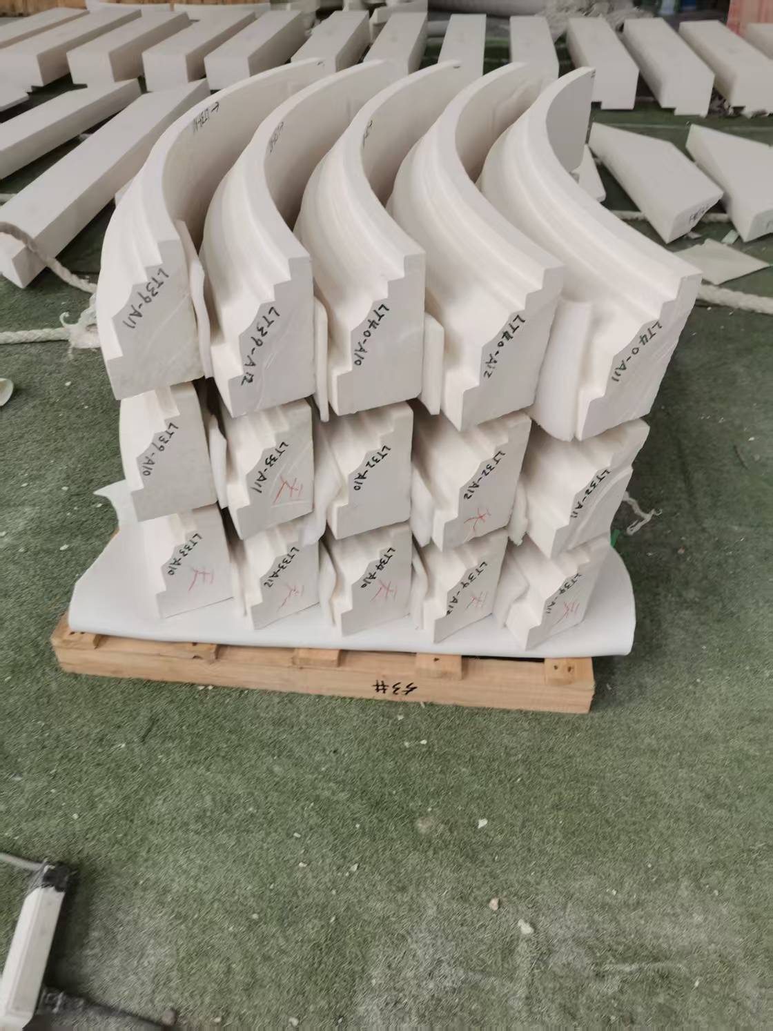 Limestone curved panel manufacturer