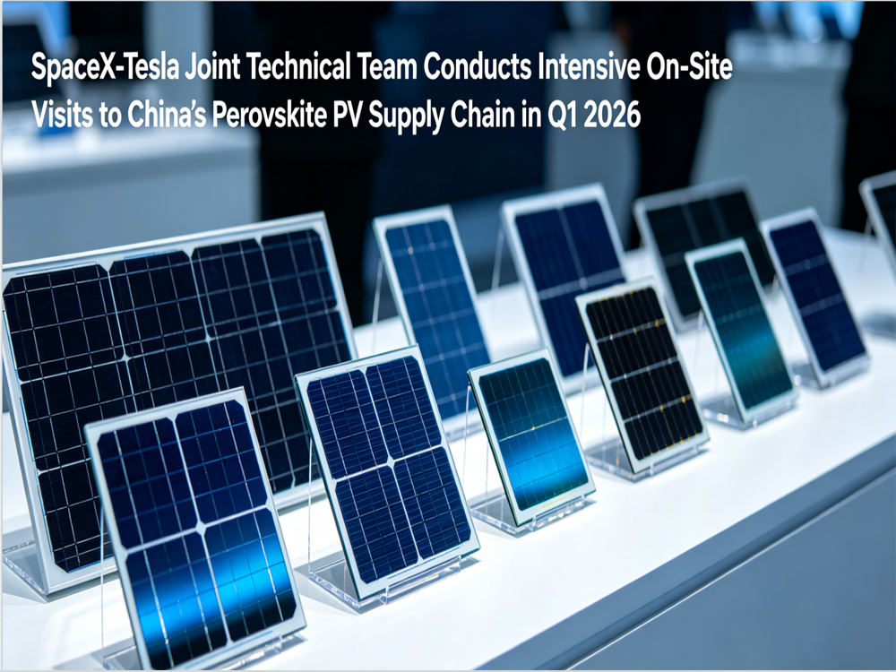 SpaceX-Tesla Joint Technical Team Visits Perovskite Factory
