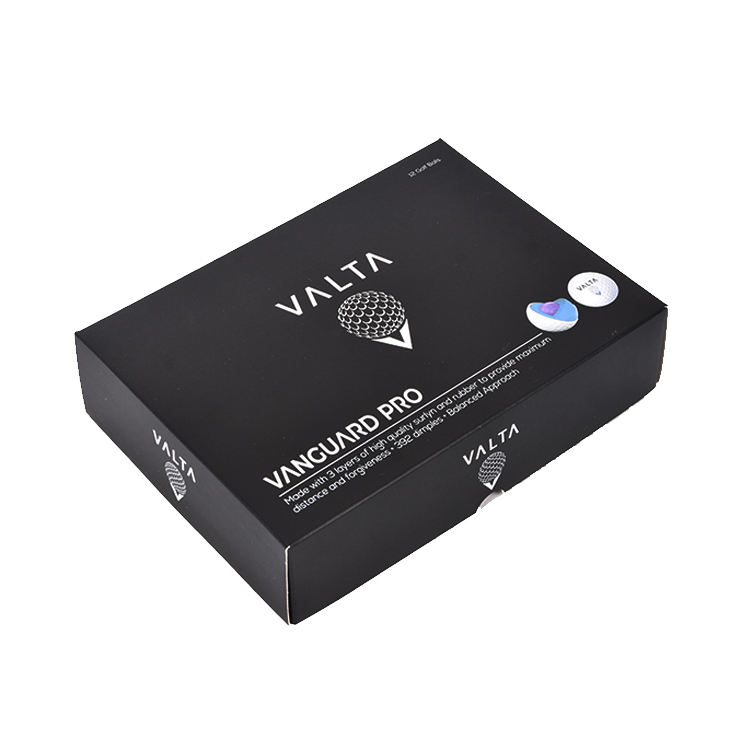 Custom Micro Label Shipping Box Golf Printed Color Retail Packaging Cartons