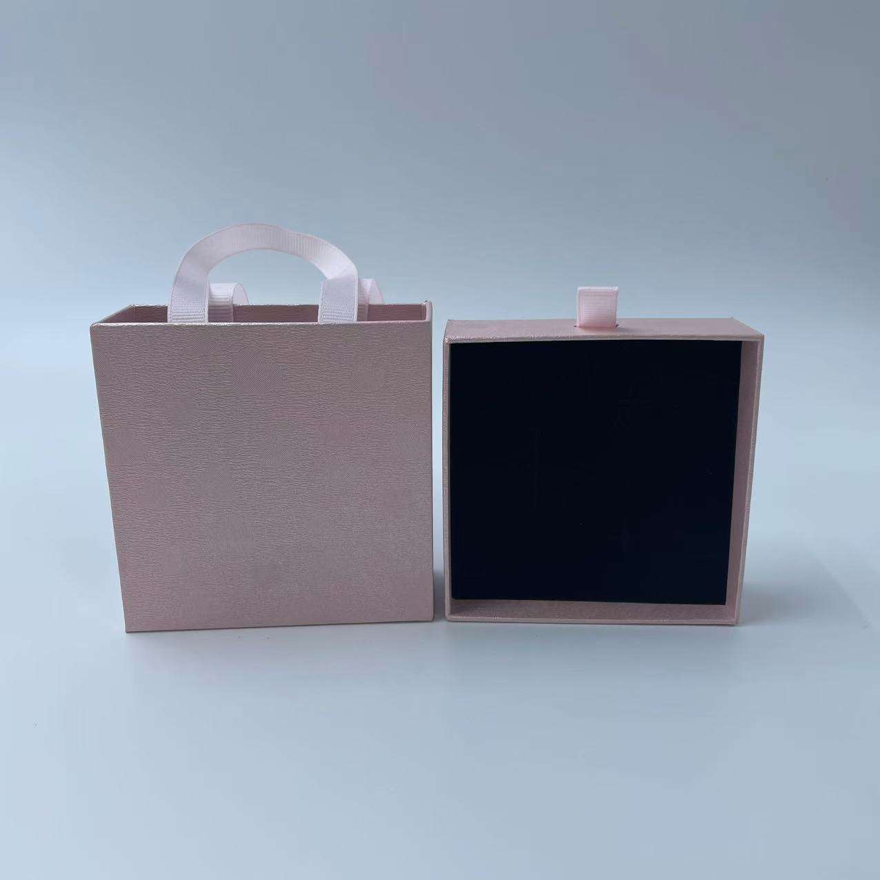 Custom Luxury Satin Necklace & Earring Set Gift Box