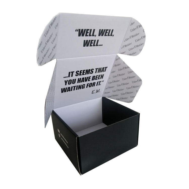 Post Box Paper Mailer Boxes with Spot UV Post Box Paper Mailer Boxes with Spot UV