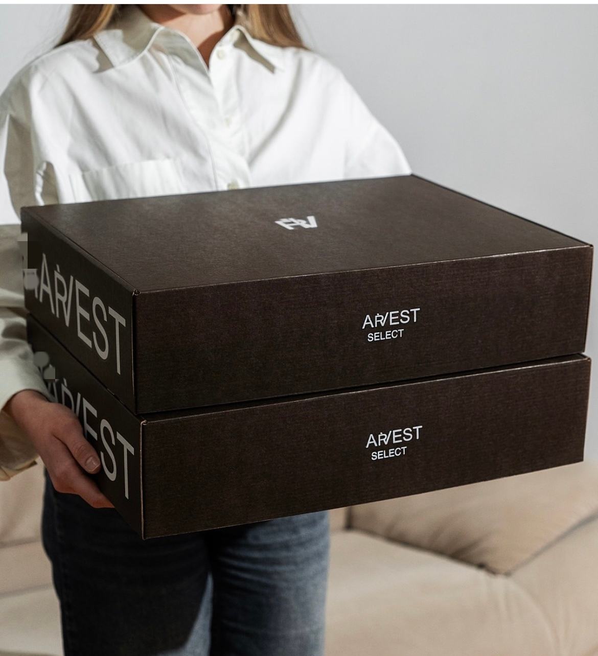 Matte Black Shipping Boxes Packaging for Clothes Shoes Luxury Printed Hat Shipping Boxes