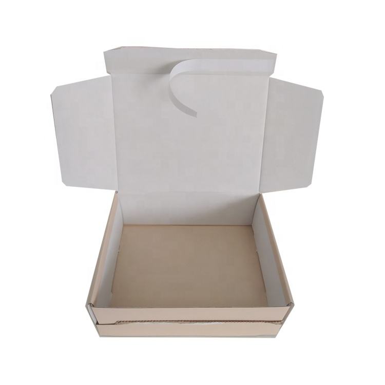Self Sealing Recycled Packaging Boxes Shipping Clothing Box E Flute Corrugated Mailer Carton
