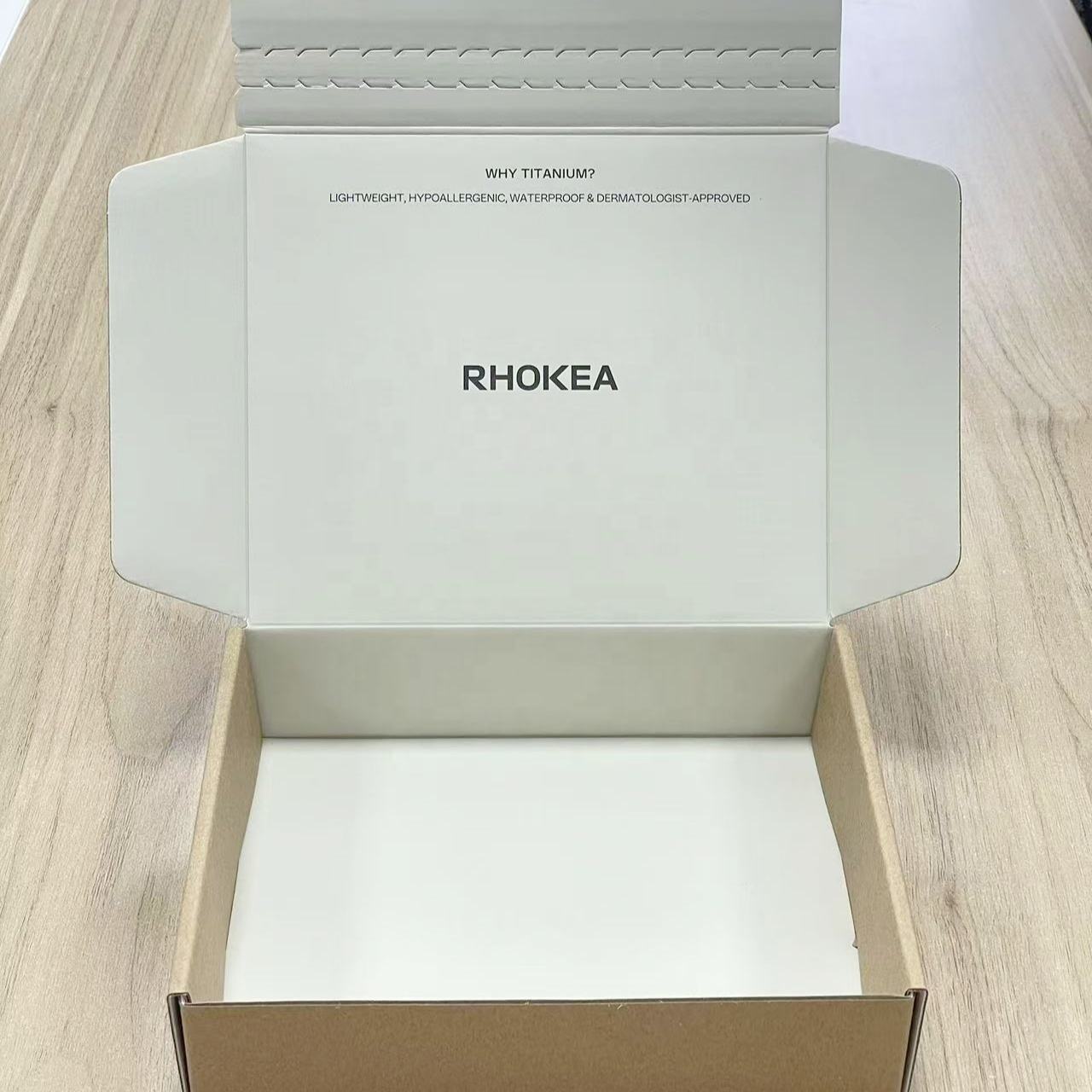 Tear Strip Easy Open Mailer Box Custom Printed Corrugated Packaging