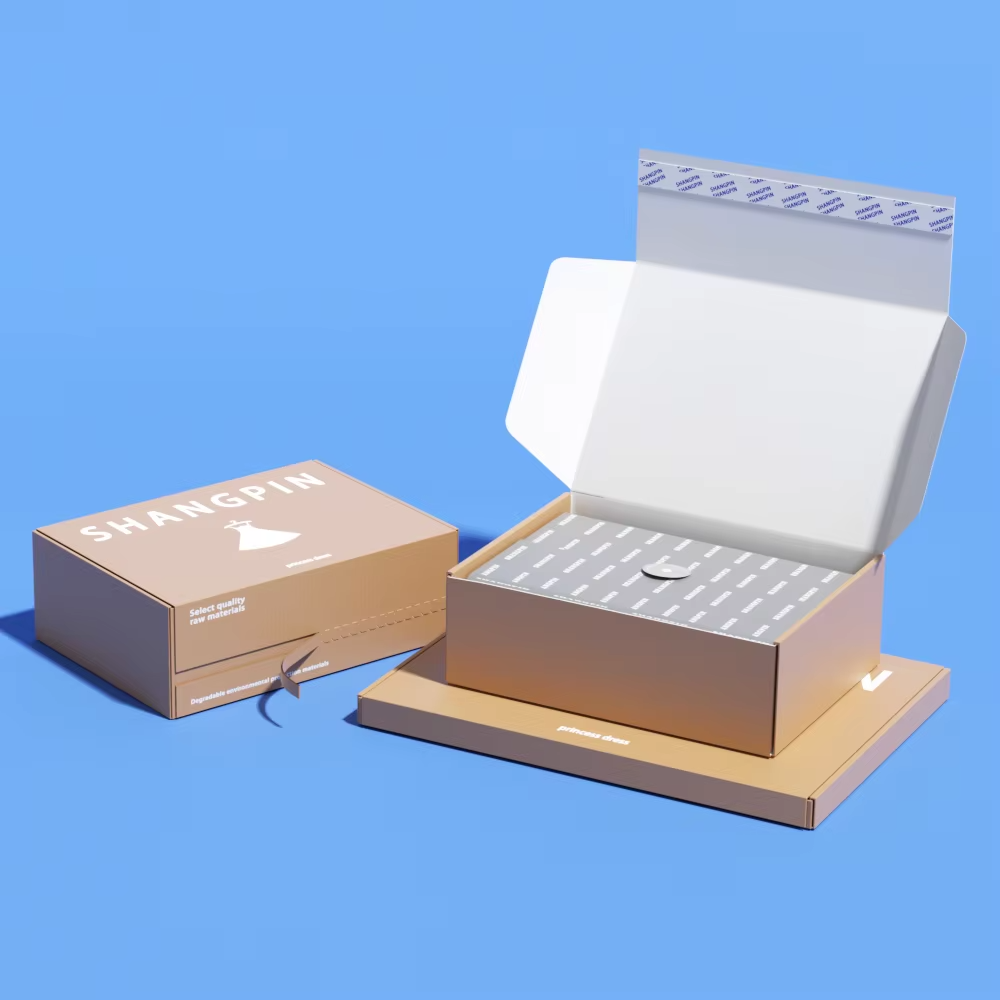 Tear Strip Easy Open Mailer Box Custom Printed Corrugated Packaging