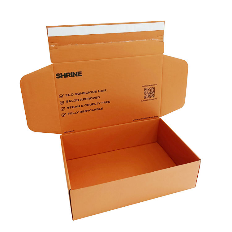 Corrugated Paper Custom Packaging Boxes with Paper Insert Recycled Materials
