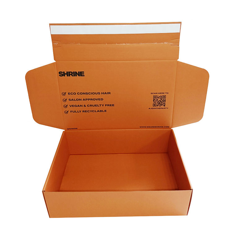 Corrugated Paper Custom Packaging Boxes with Paper Insert Recycled Materials
