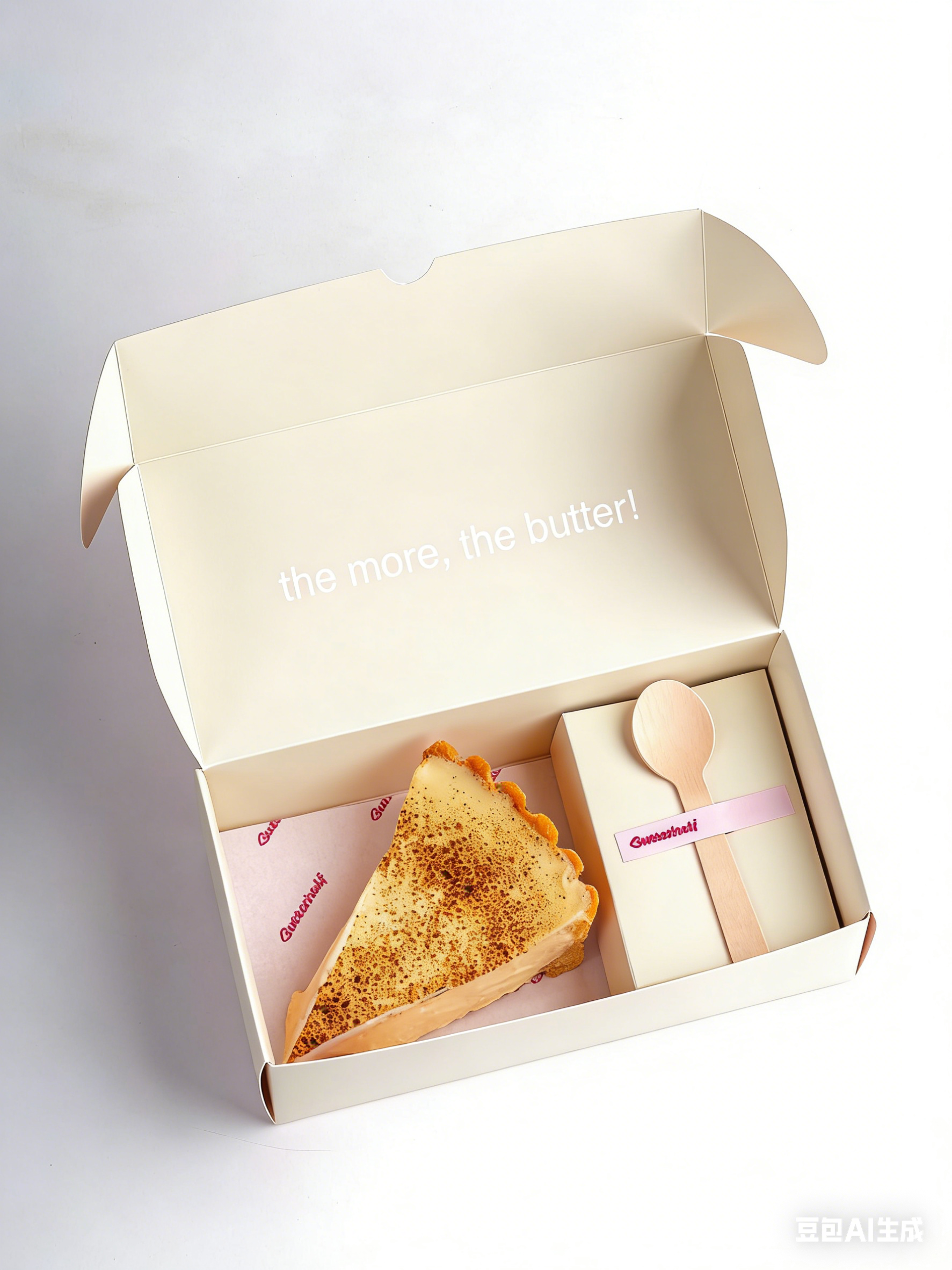 Custom White Card Food Grade Mailer Box Cake Cookie Packaging