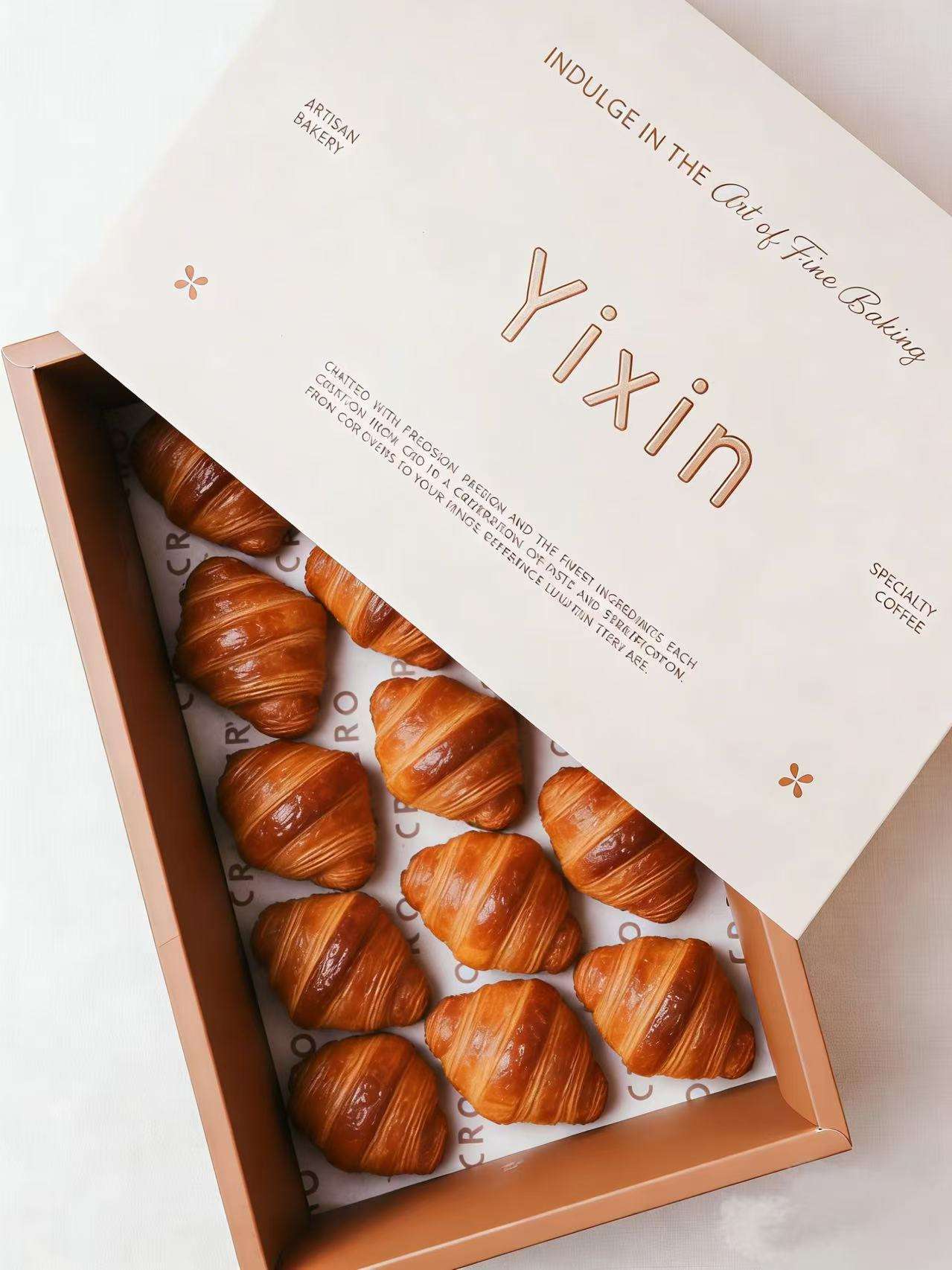 Custom White Card Food-Grade Mailer Box Cake Cookie Packaging Glossy Lamination UV Finish Recyclable Snacking